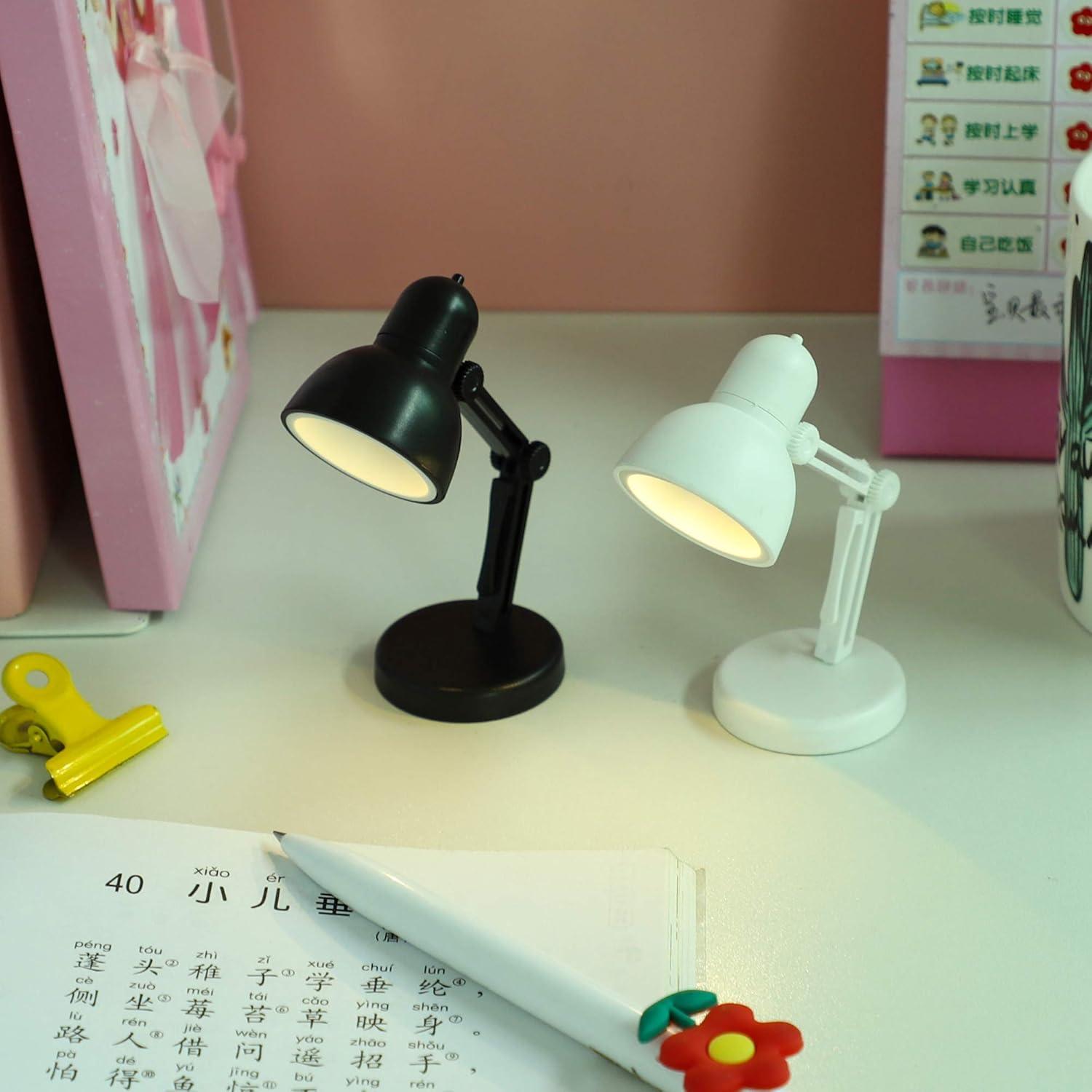 2 Lámparas de Mesa LED Plegables Omeet para Lectura Nocturna