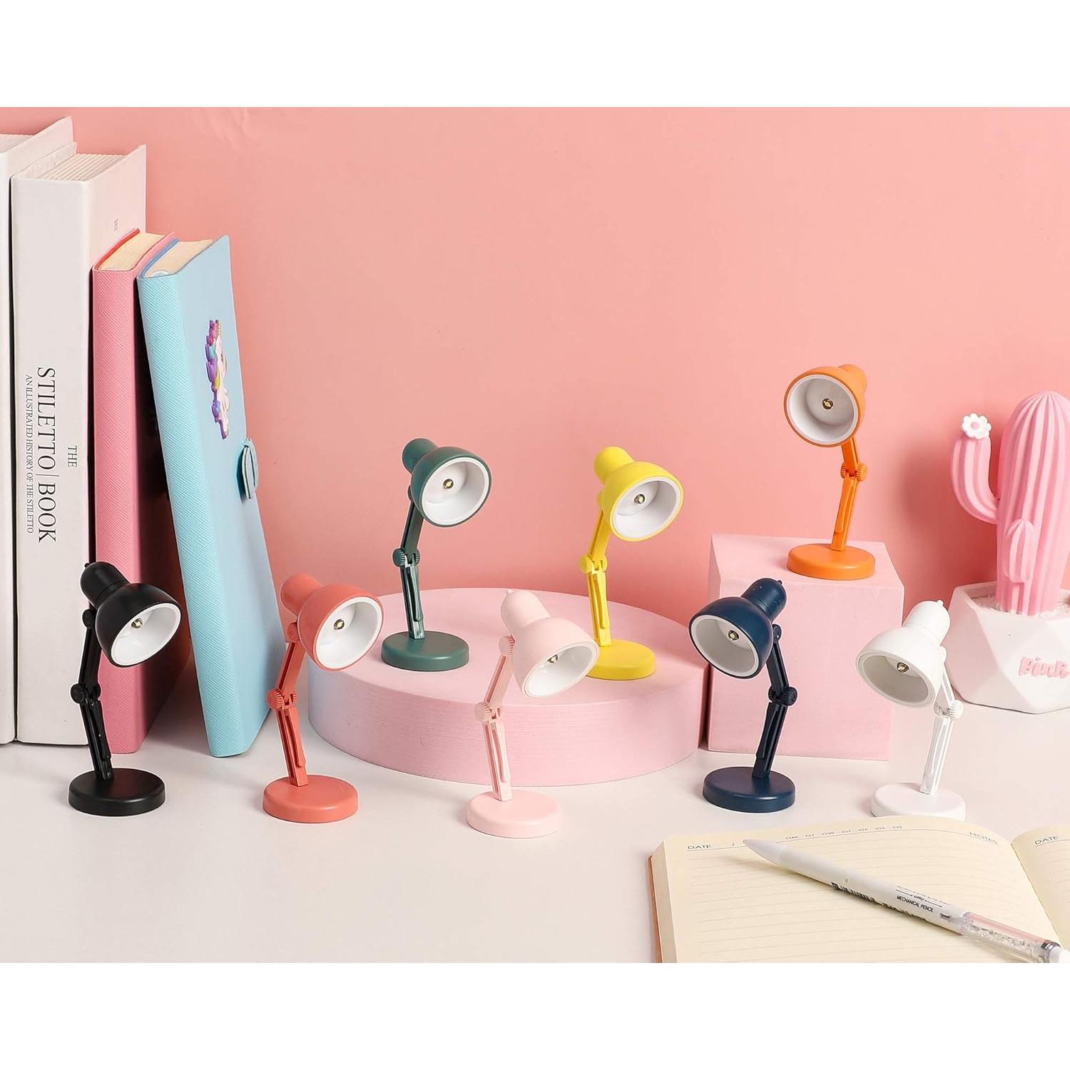 2 Lámparas de Mesa LED Plegables Omeet para Lectura Nocturna