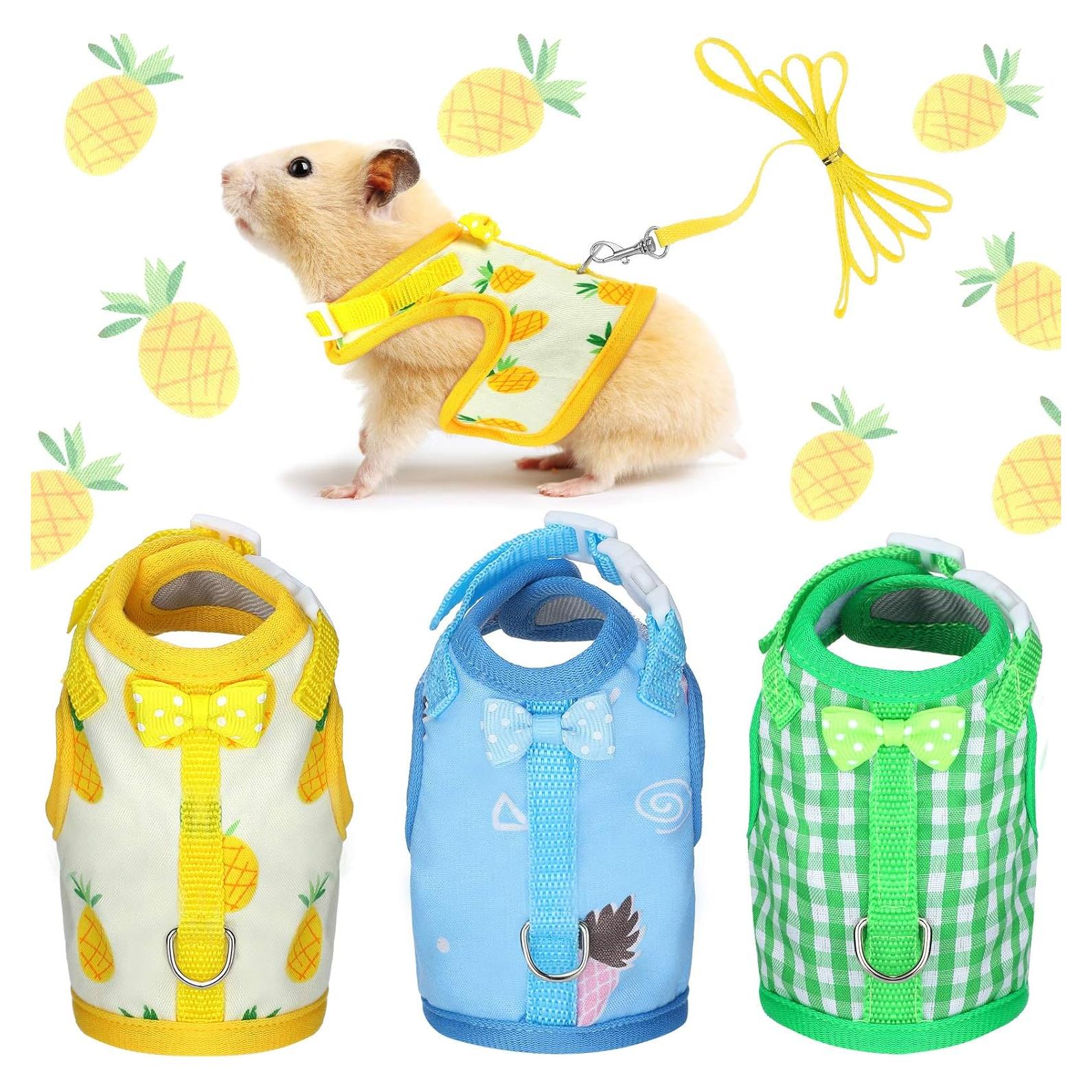 Arnés Ajustable para Mascotas Pequeñas Weewooday 3 Piezas