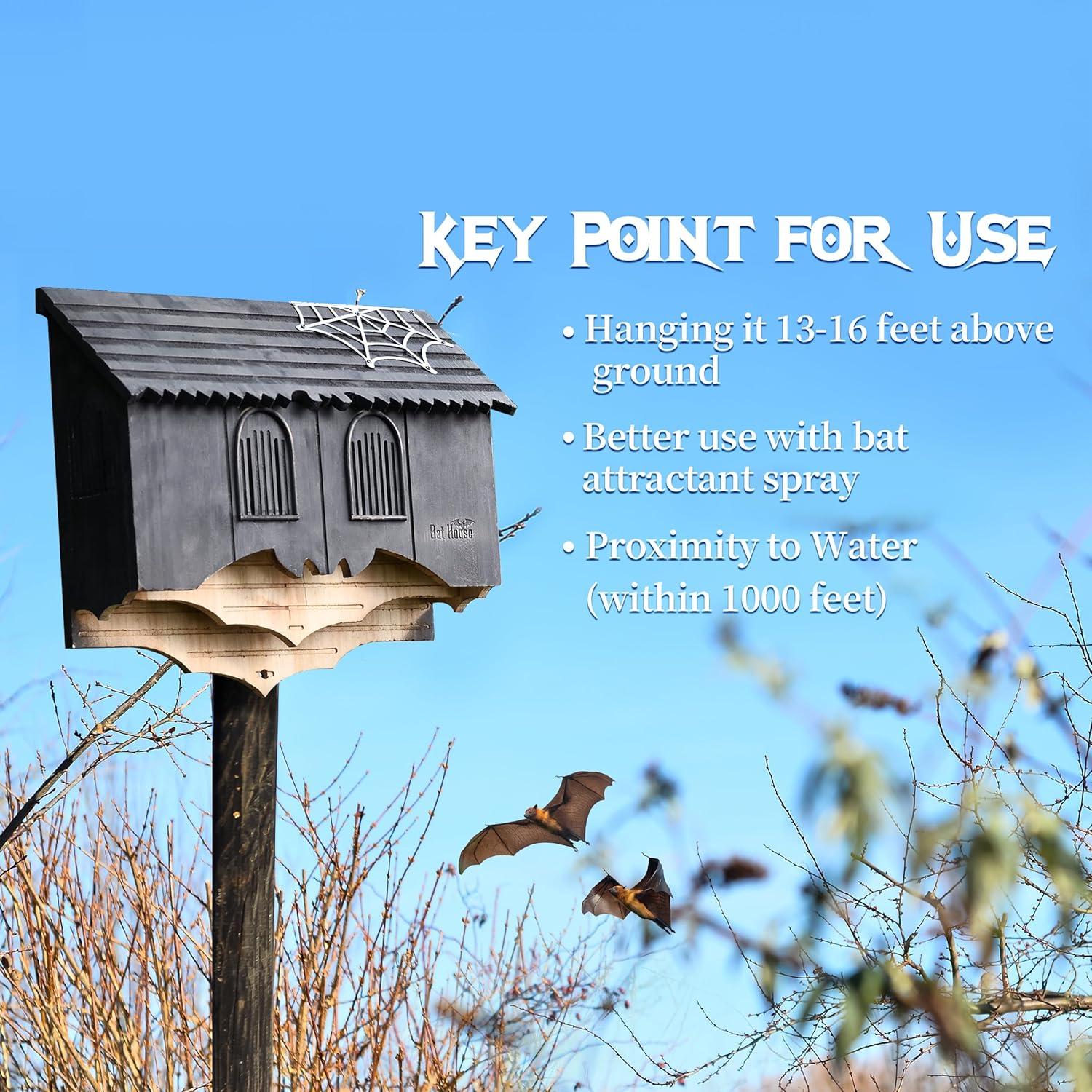 Casa de Murciélagos de Madera Capruzad - Castillo 2 Cámaras