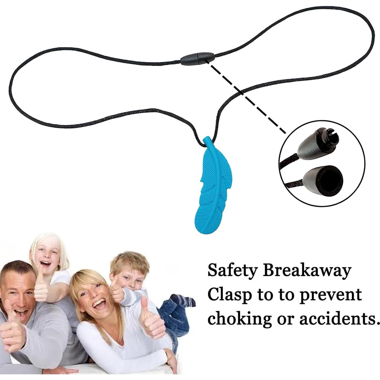 Collar Masticable Sensorial Silicona Atsky - Paquete de 5