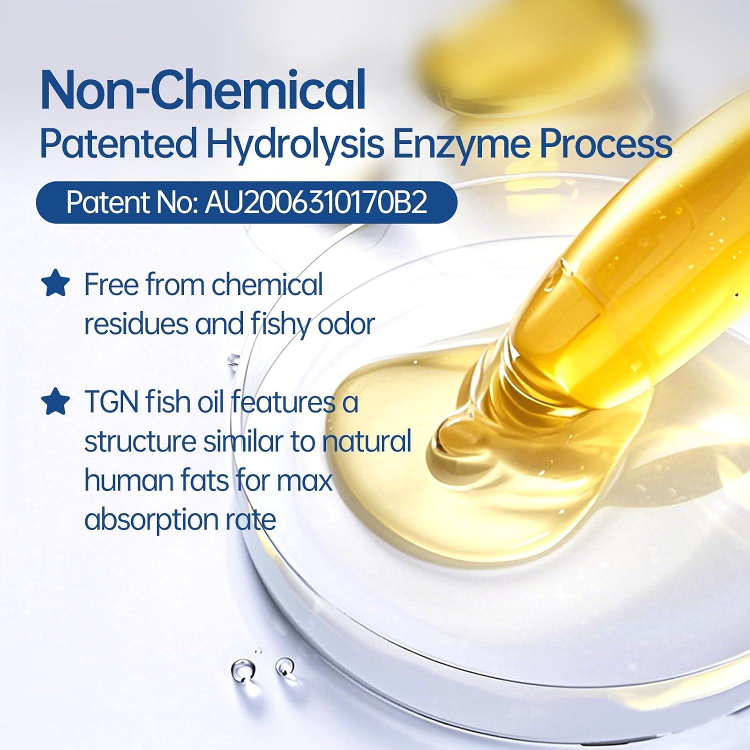 Aceite de Pescado Omega-3 TGN 1000mg - 600mg EPA y 300mg DHA