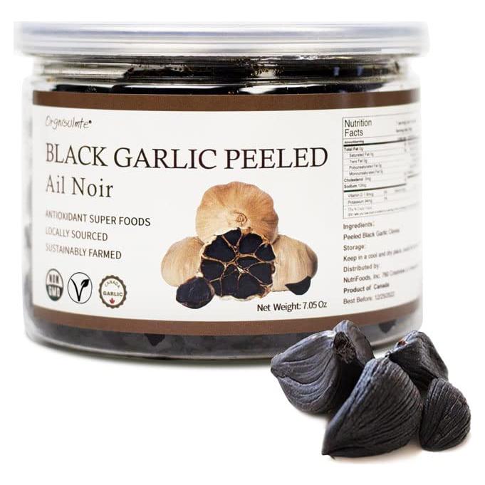 Ajo Negro Pelado Fermentado Orgnisulmte 200 g - Superalimento Gourmet