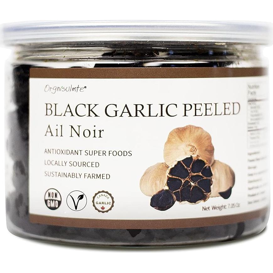 Ajo Negro Pelado Fermentado Orgnisulmte 200 g - Superalimento Gourmet