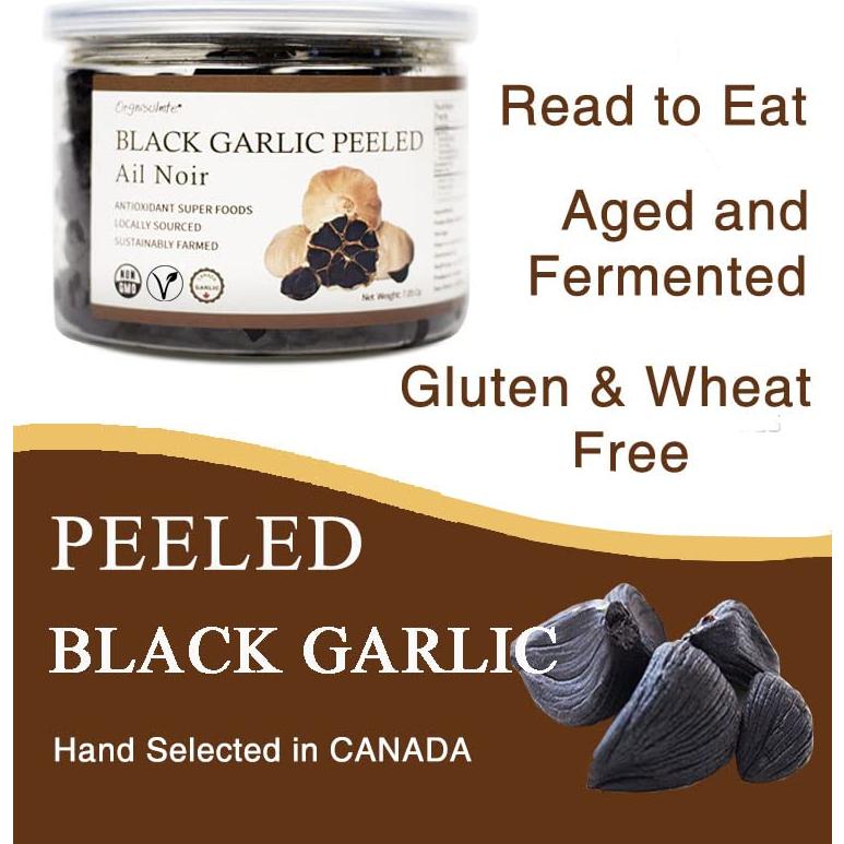 Ajo Negro Pelado Fermentado Orgnisulmte 200 g - Superalimento Gourmet