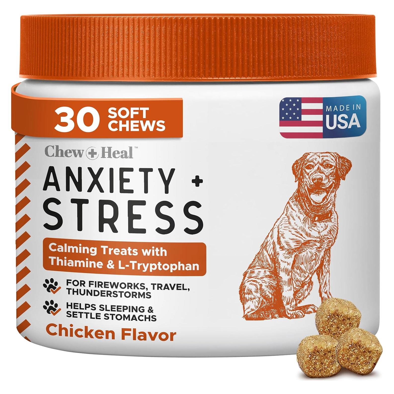 Masticables Calmantes para Perros Chew + Heal - 30 Unidades