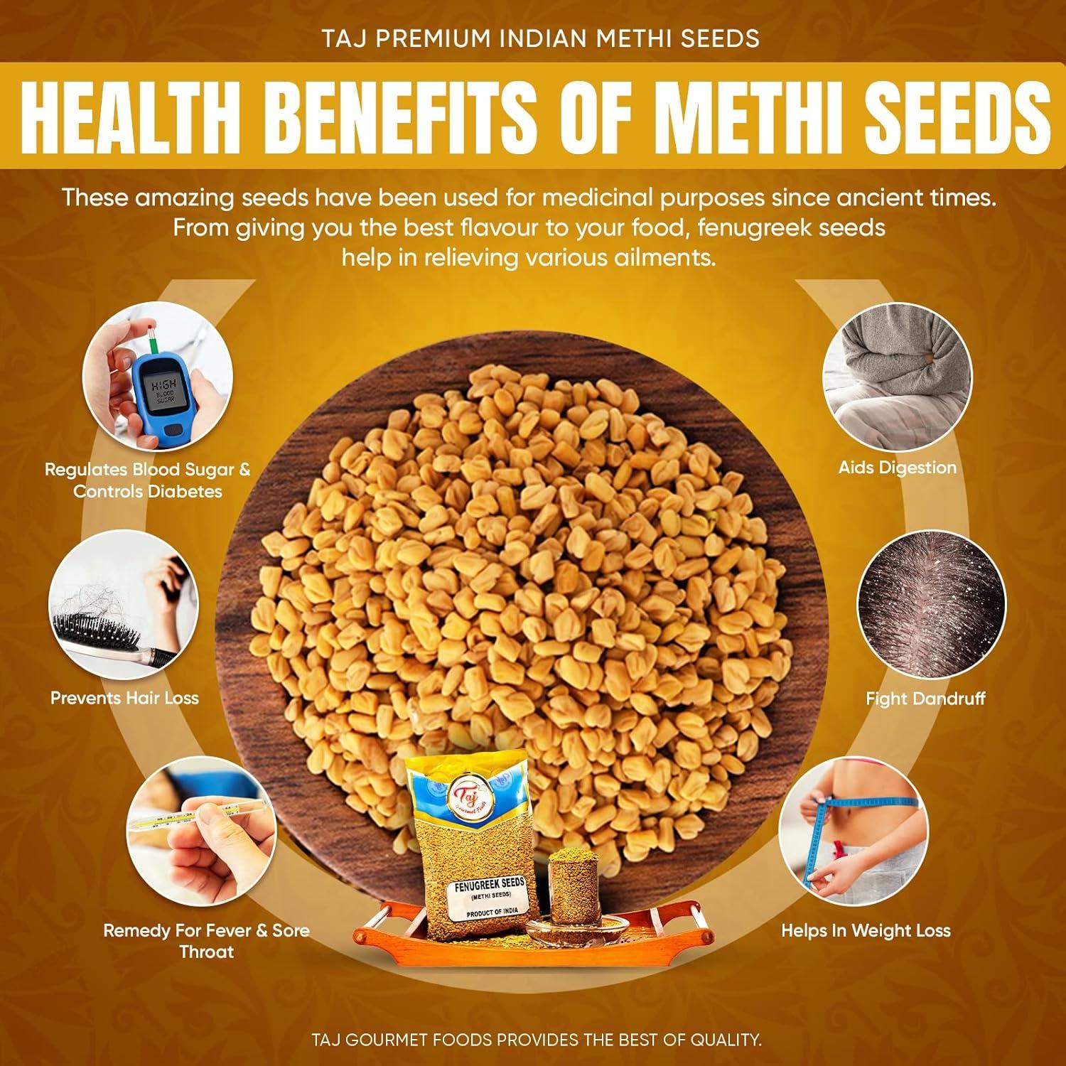 Semillas de Fenogreco TAJ 198.45g - Methi Premium Indias