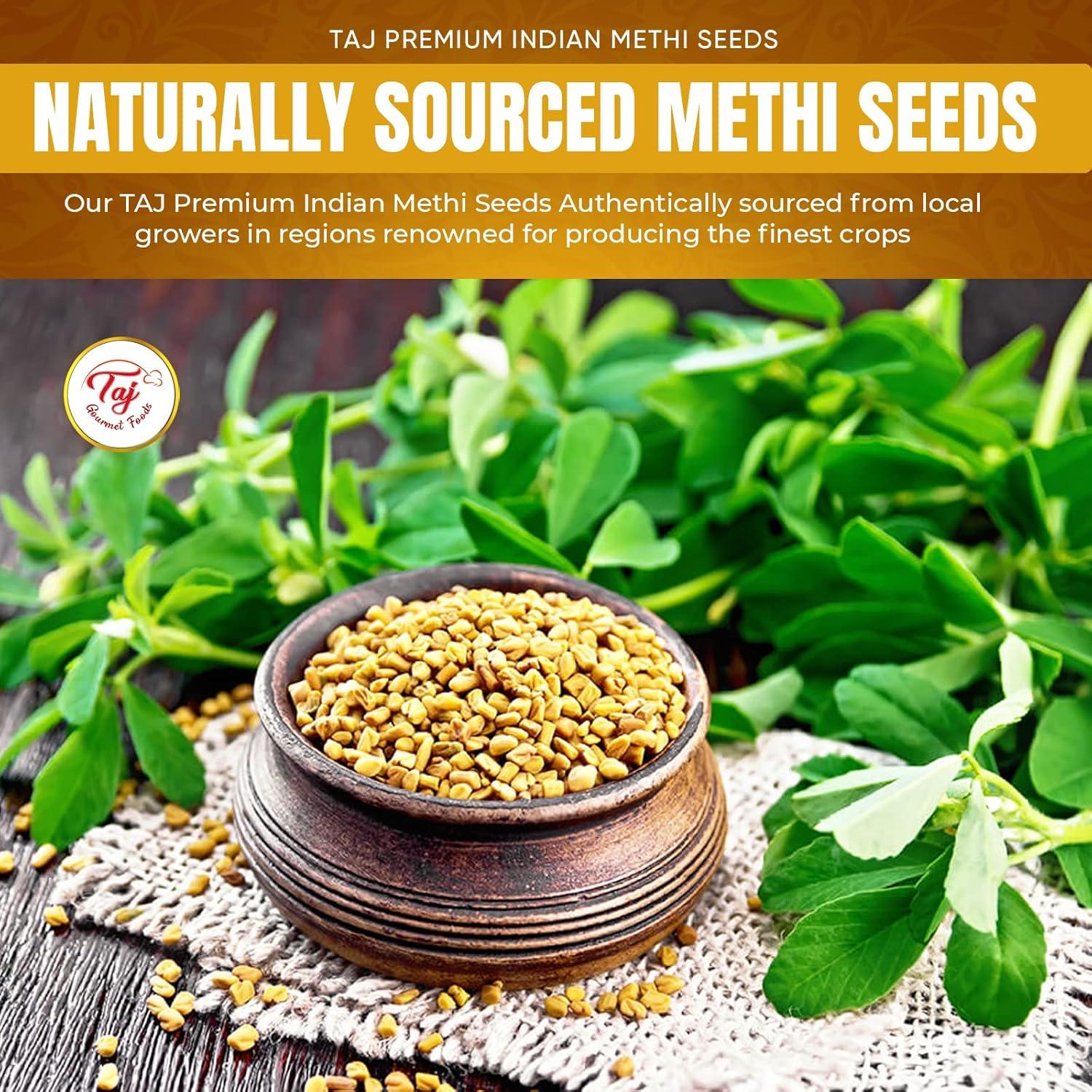 Semillas de Fenogreco TAJ 198.45g - Methi Premium Indias