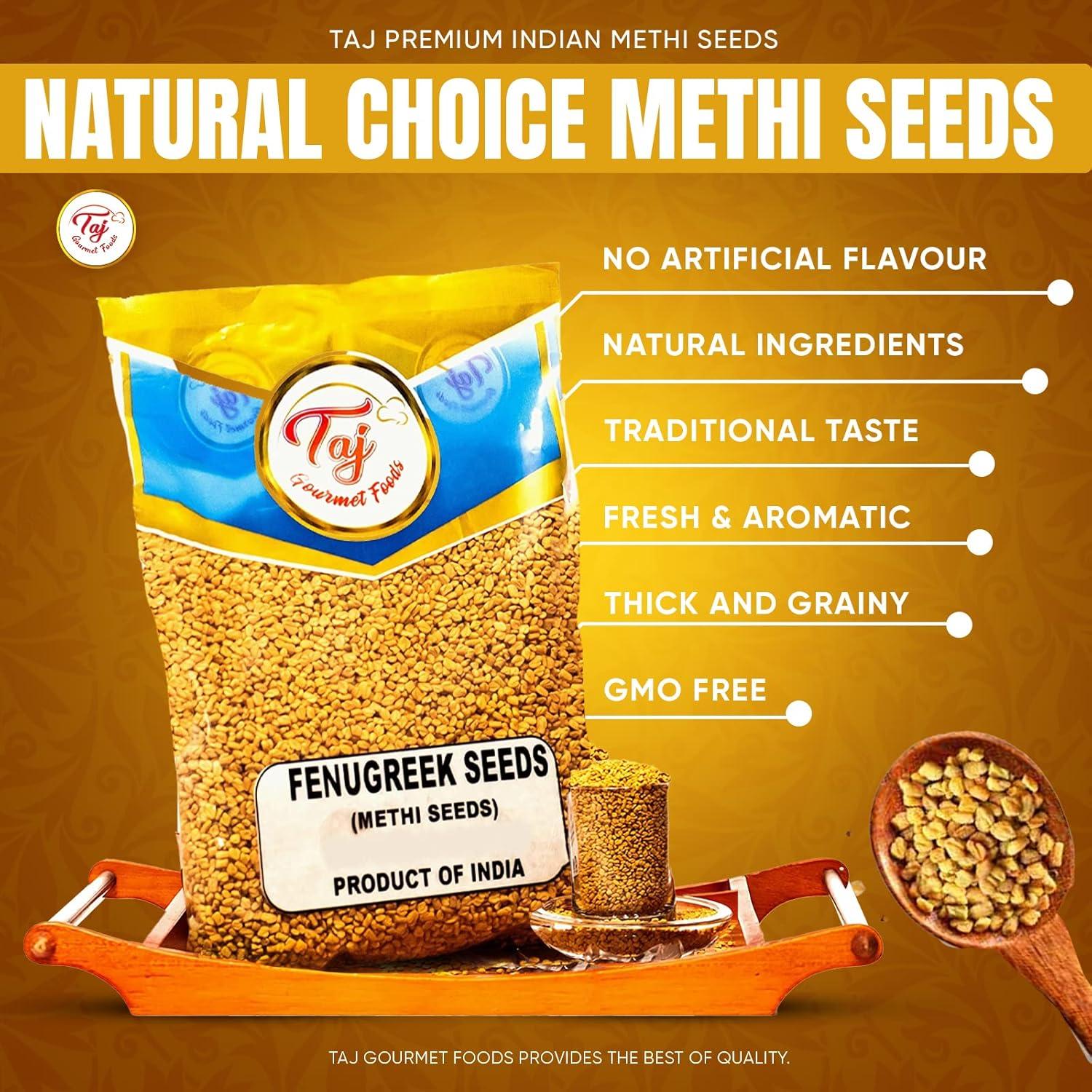 Semillas de Fenogreco TAJ 198.45g - Methi Premium Indias