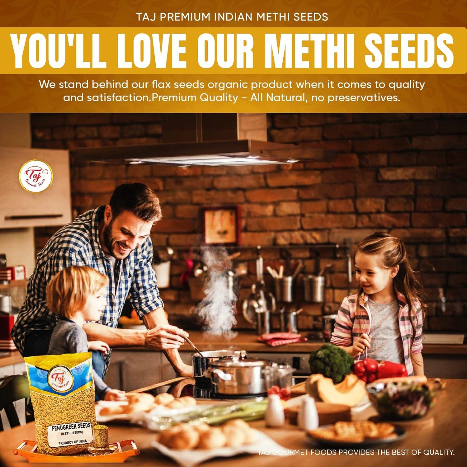 Semillas de Fenogreco TAJ 198.45g - Methi Premium Indias