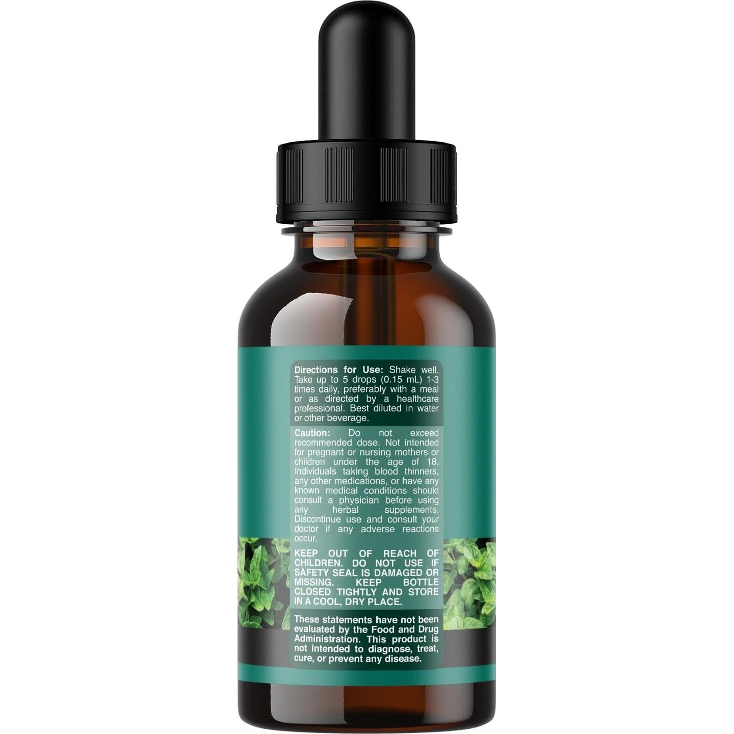 Gotas de Aceite de Orégano Orgánico Natures Craft 30 mL - Soporte Inmunológico