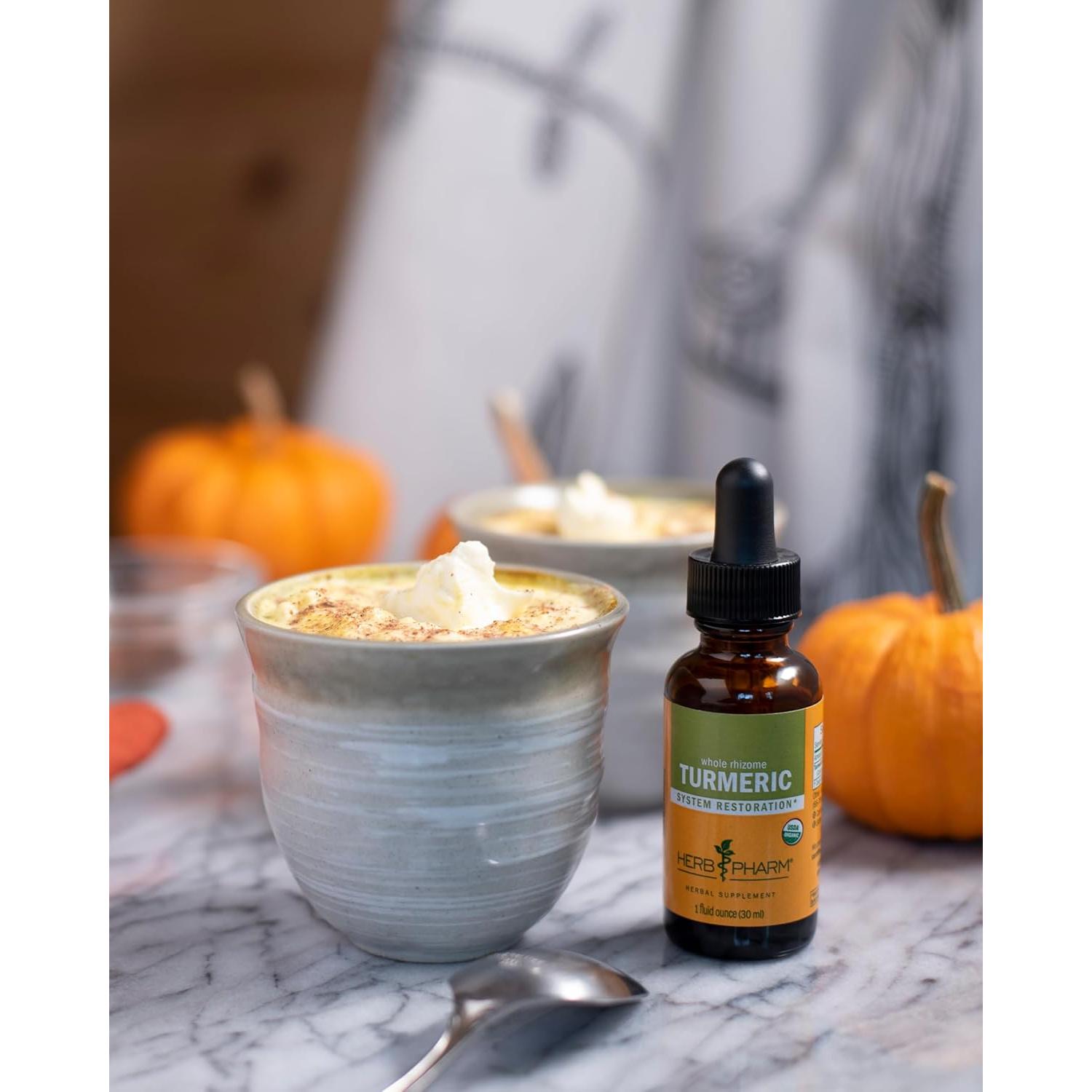 Extracto de raíz de cúrcuma orgánica Herb Pharm 28.35 g