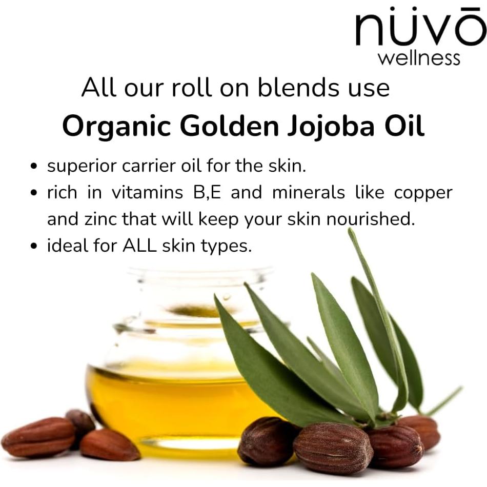 Roll-On Alivio de Vértigo Nuvo Wellness 10ml - Aroma Mandarina y Jengibre