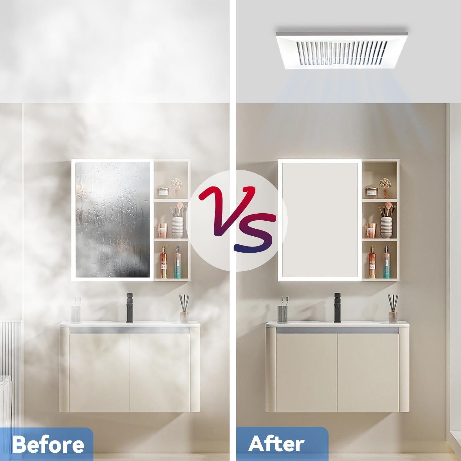 Ventilador de Baño Dcfairfan 88CFM Ultra Silencioso 1.2 Sones