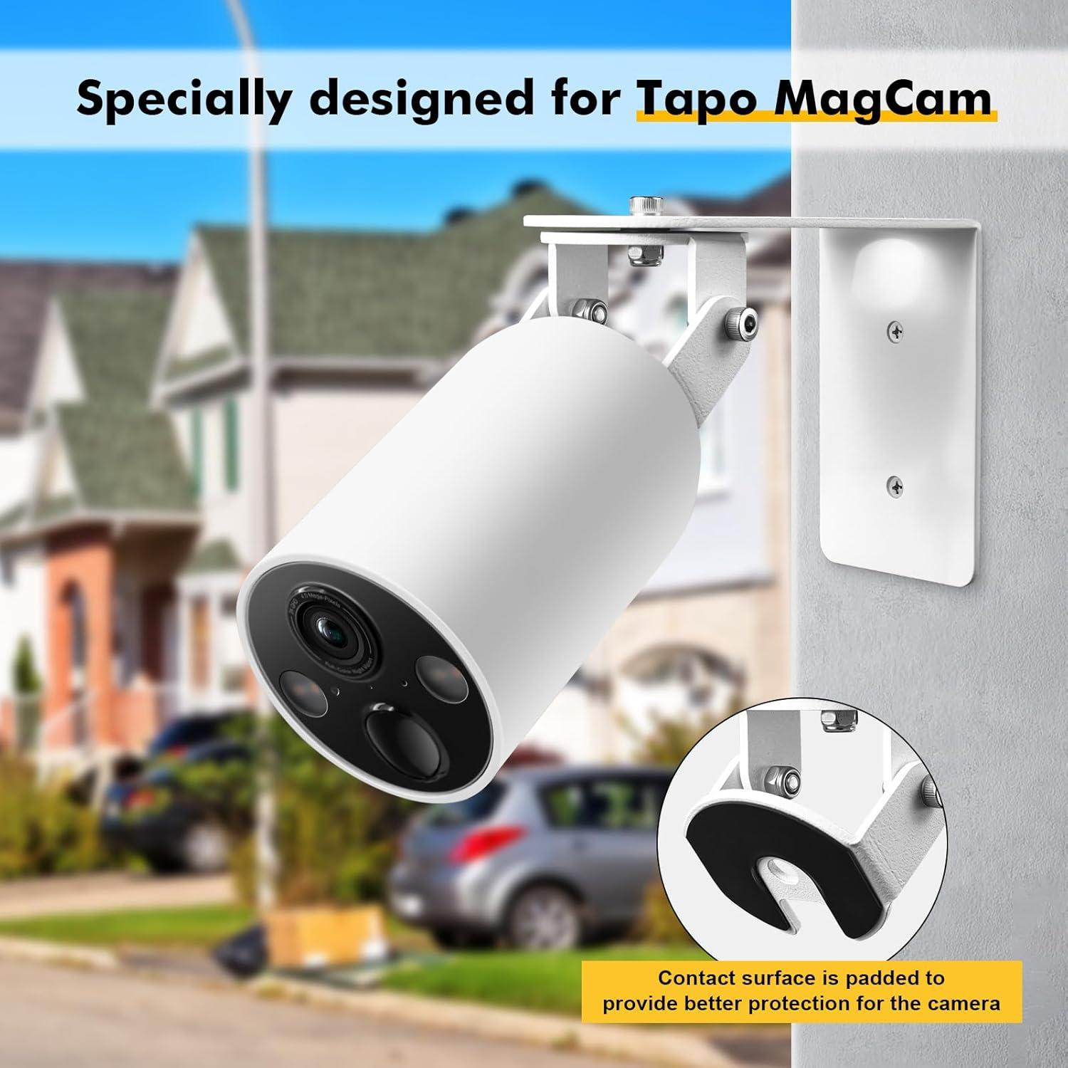 Soporte de Pared Antirrobo para Cámara Tapo MagCam C425 Blanco