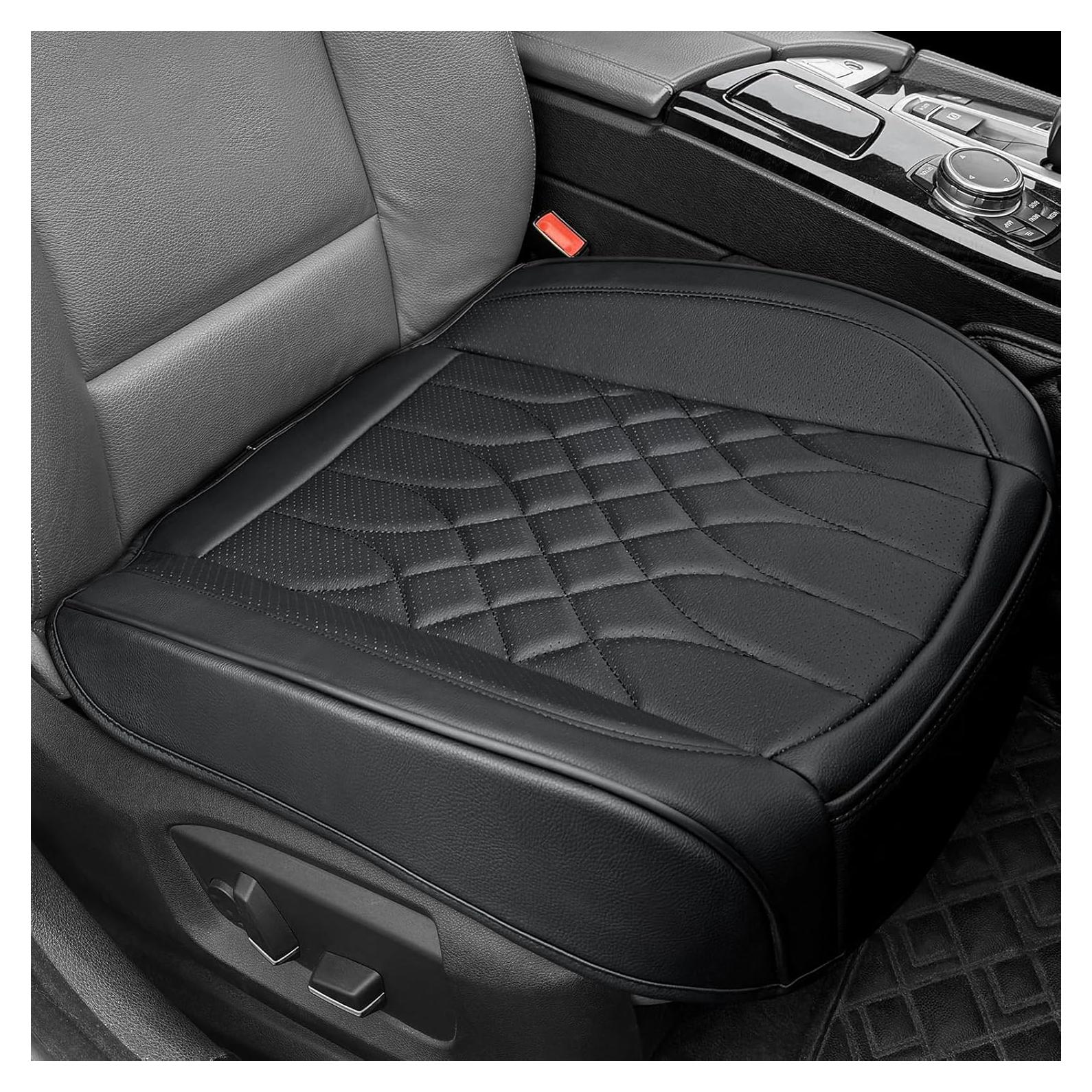 Funda de Asiento de Coche BOPUOVRE Negra Antideslizante y a Prueba de Agua