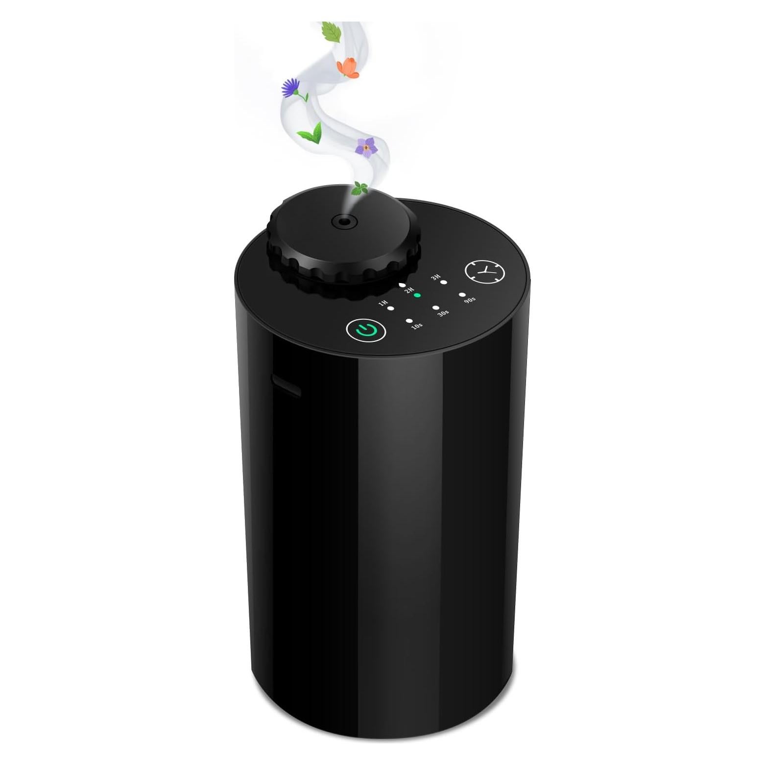 Difusor de Aromaterapia INXDOLHOM E10 Sin Agua 20ml Negro