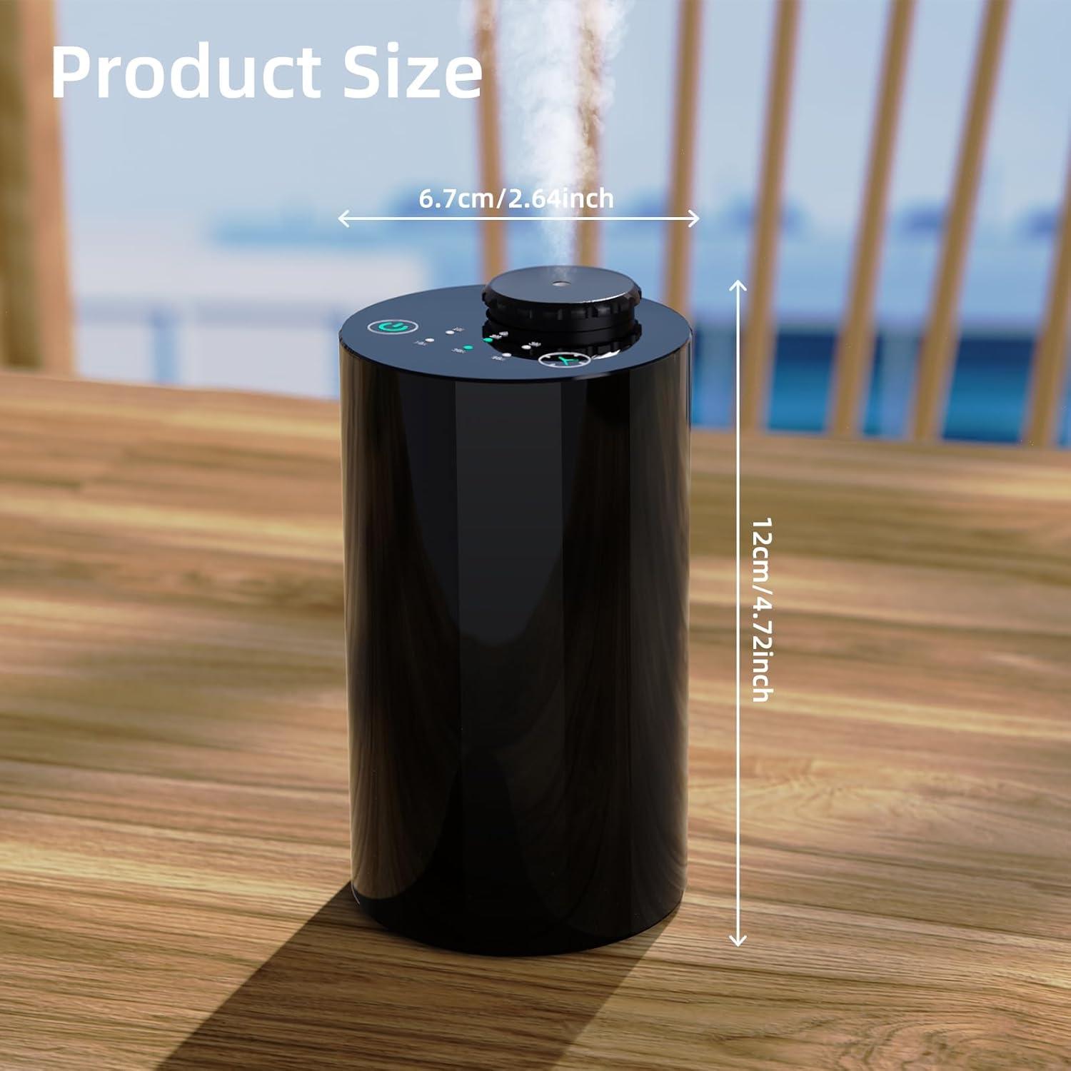 Difusor de Aromaterapia INXDOLHOM E10 Sin Agua 20ml Negro