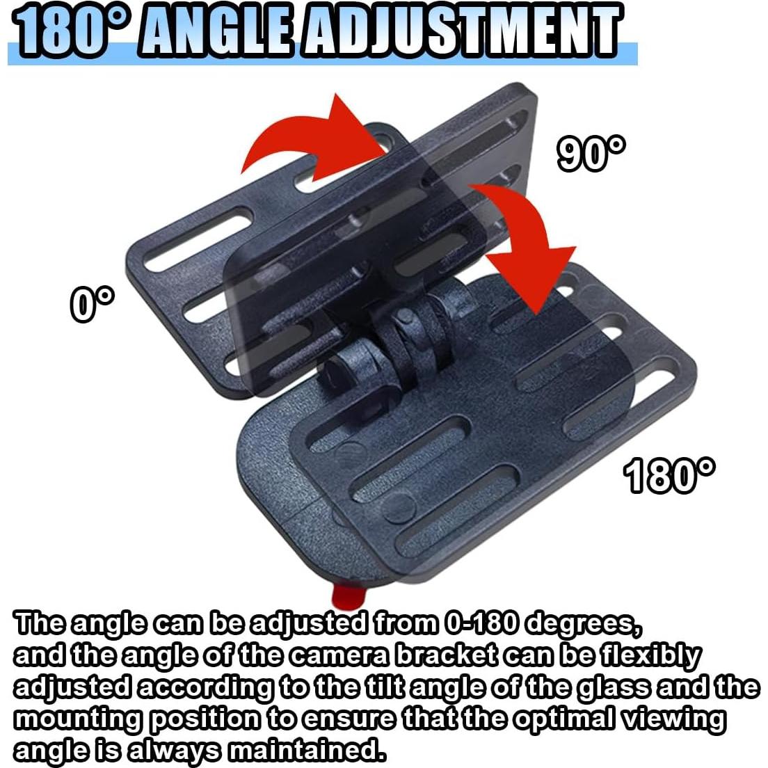 Soporte de Cámara Trasera para Coche BDZMC - 2 Juegos Ajustables