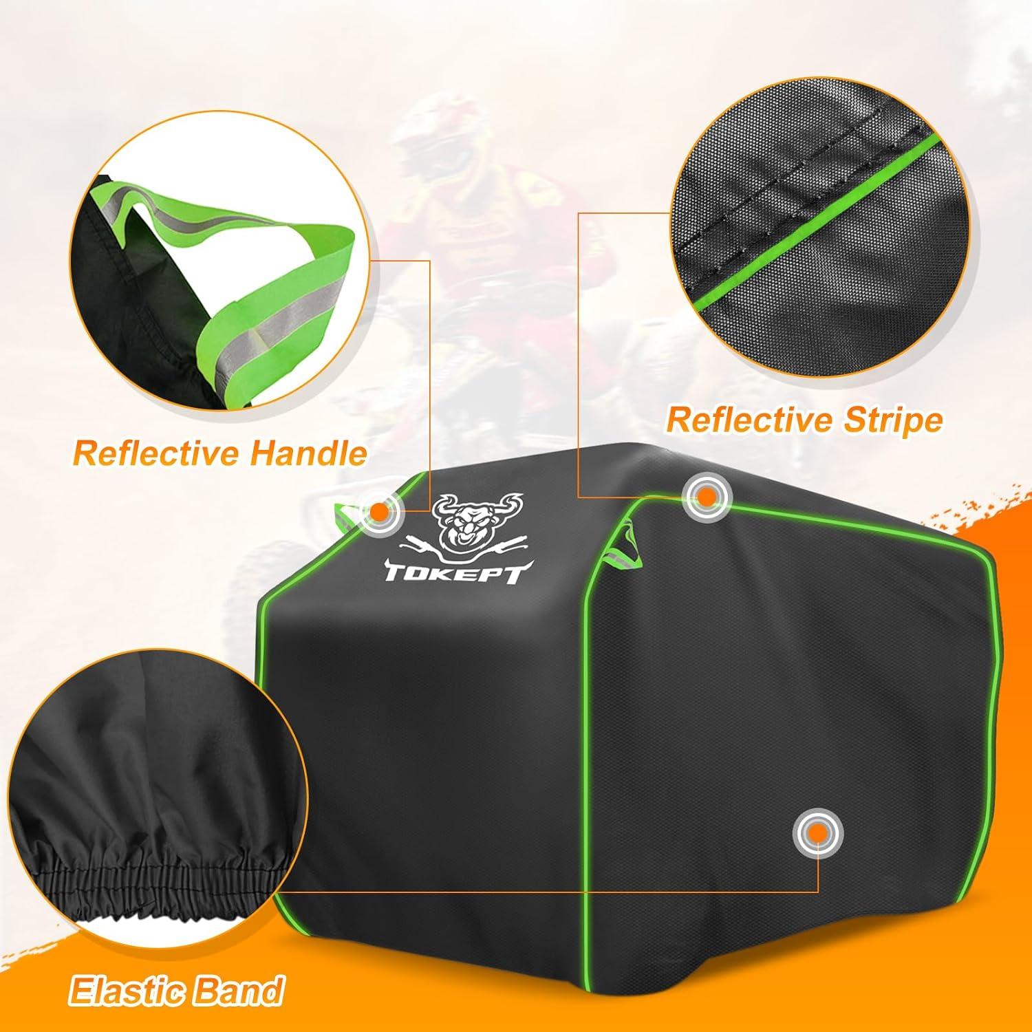 Cubierta ATV Impermeable Tokept M 148x86x99cm Negro