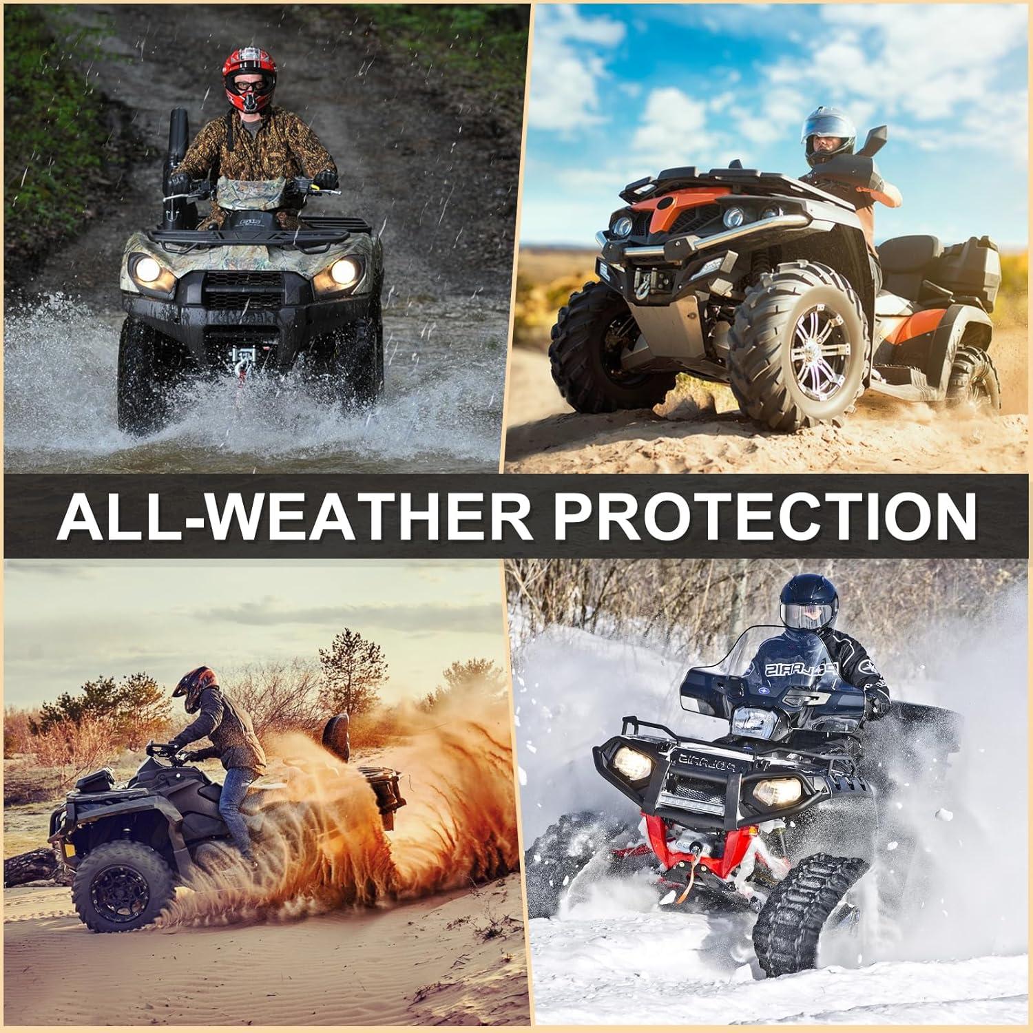 Cubierta ATV Impermeable Tokept M 148x86x99cm Negro