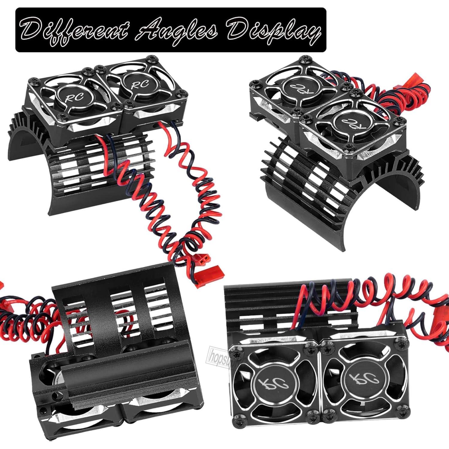 Ventilador de Enfriamiento RC Hops Up 40mm 1/8 Motor Sin Escobillas