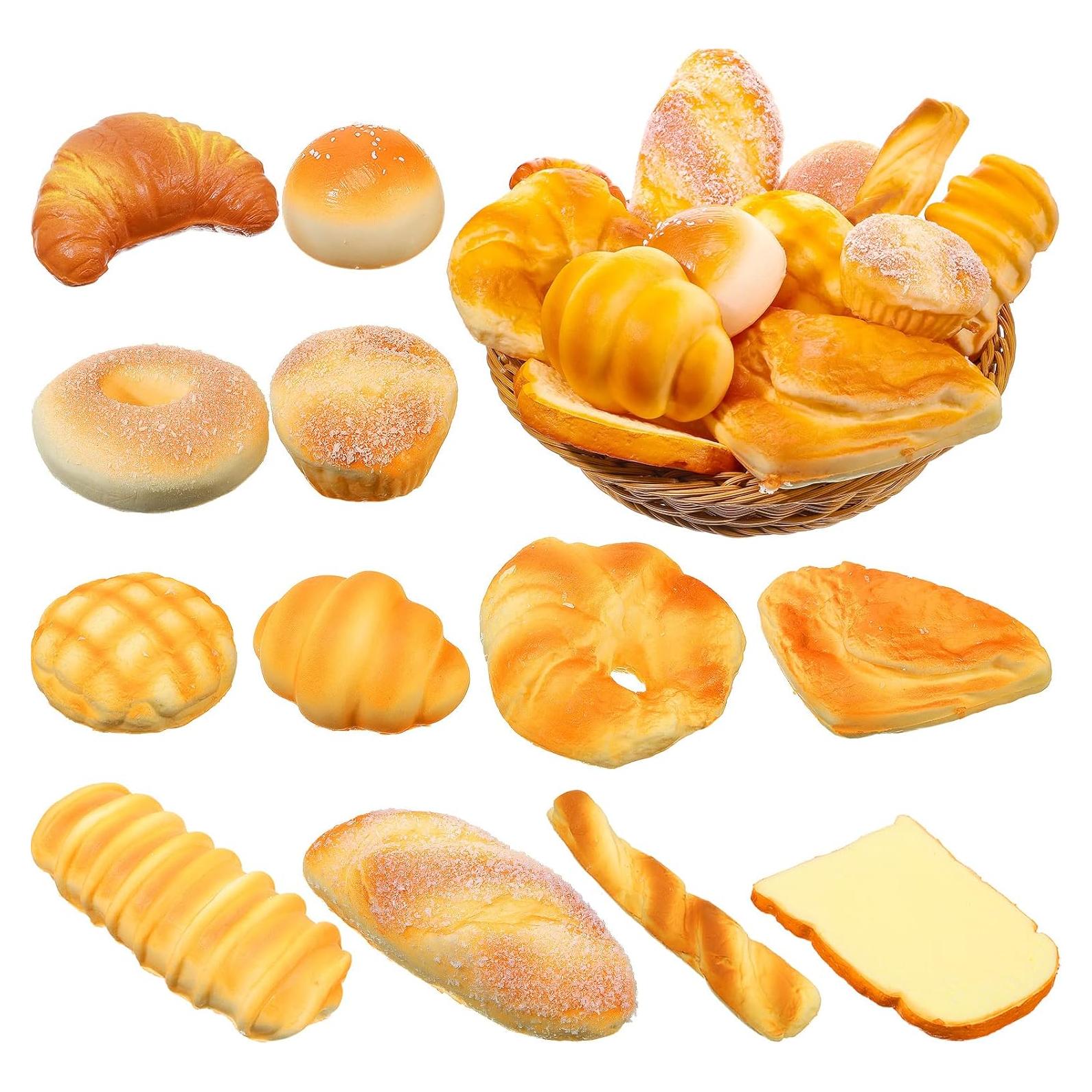 Chivao 12 Piezas Juguetes de Comida Falsa Realista