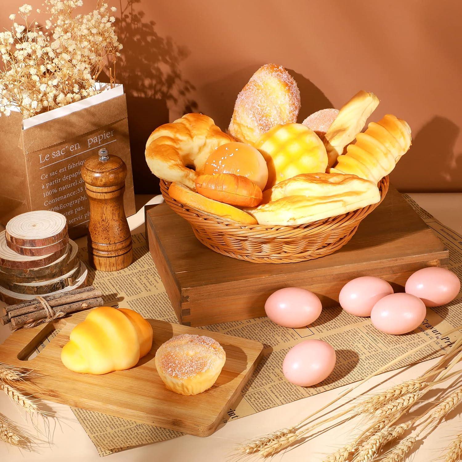 Chivao 12 Piezas Juguetes de Comida Falsa Realista