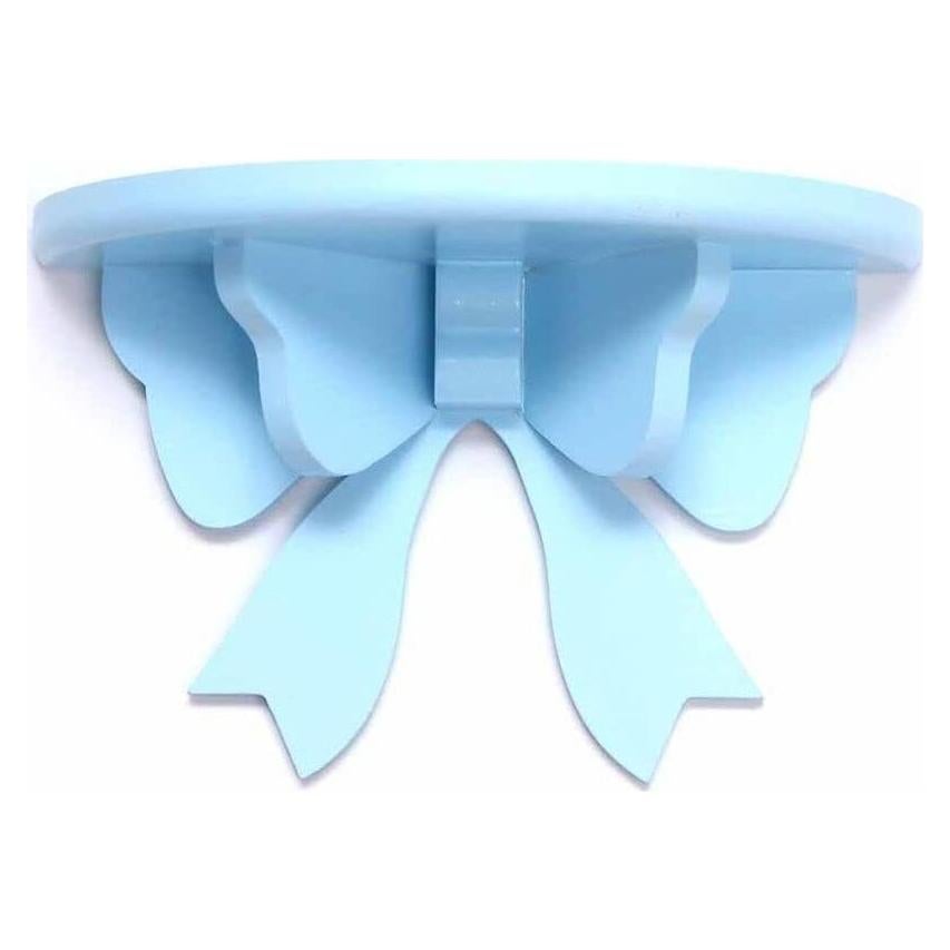 Estante Flotante de Madera DOITOOL Azul 19.8x12.4 cm