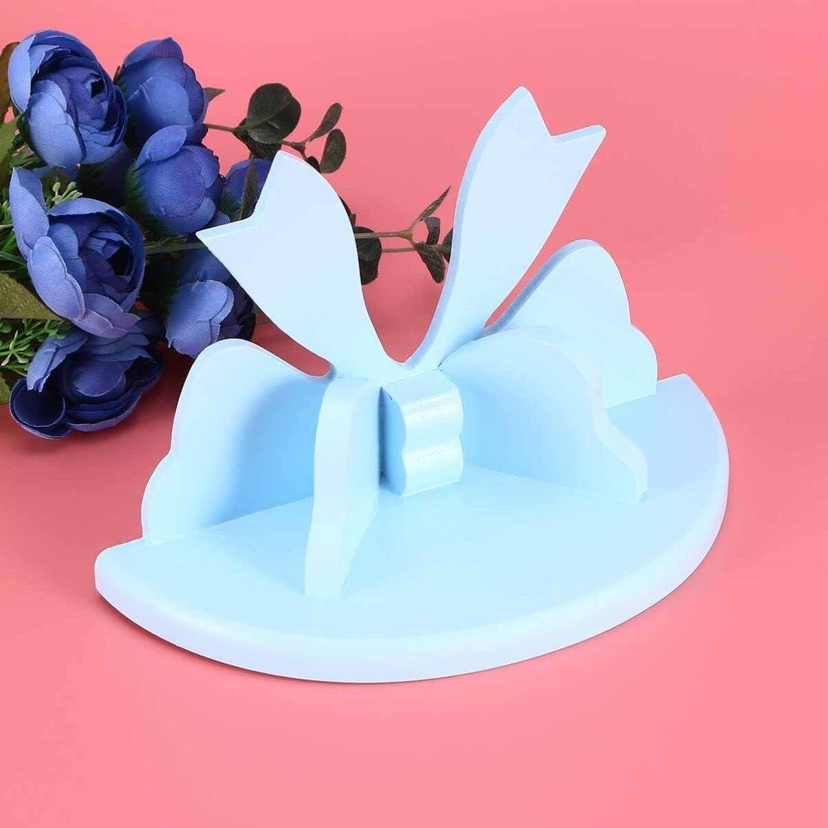 Estante Flotante de Madera DOITOOL Azul 19.8x12.4 cm