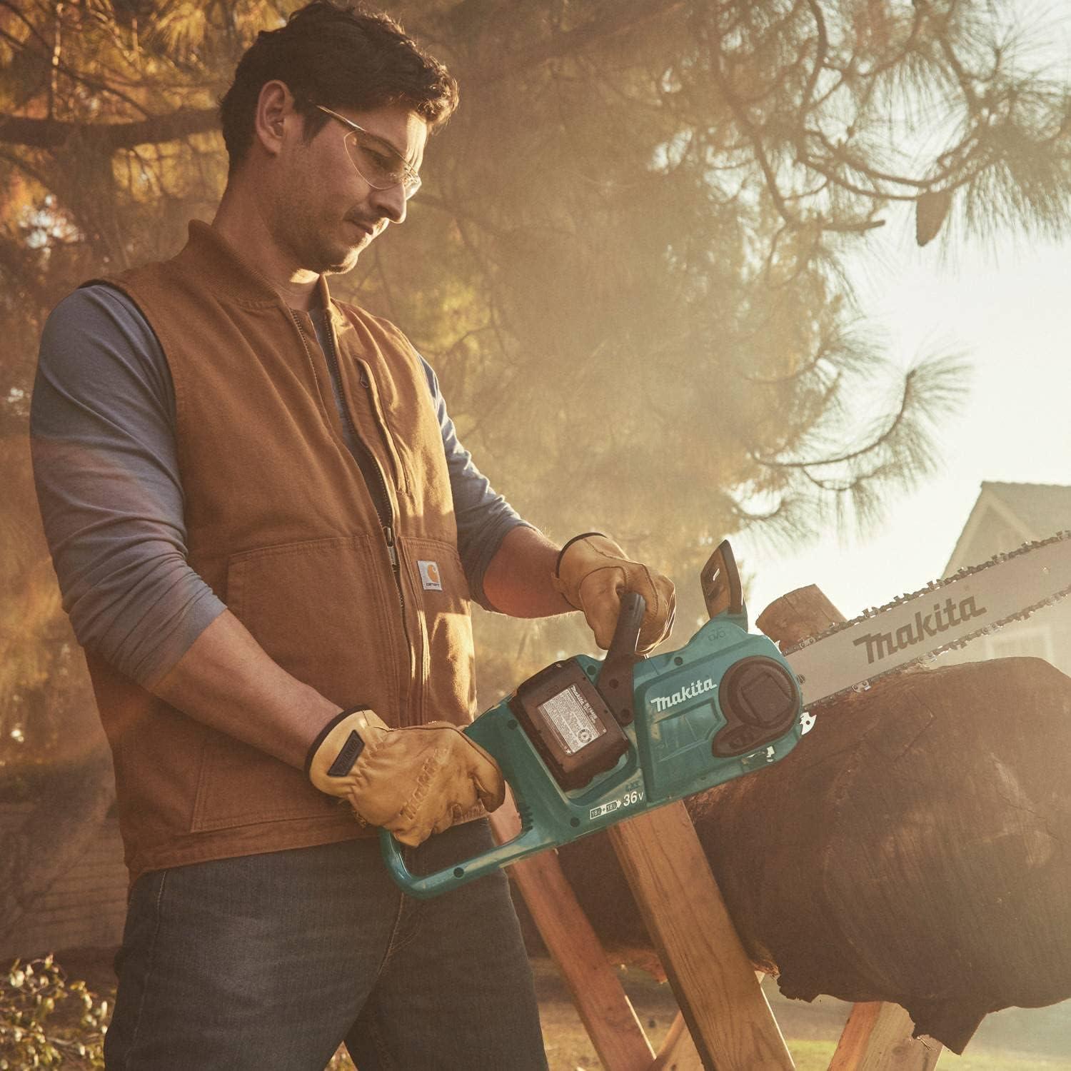 Guantes de Conductor de Cuero Genuino Makita T-04204 XL