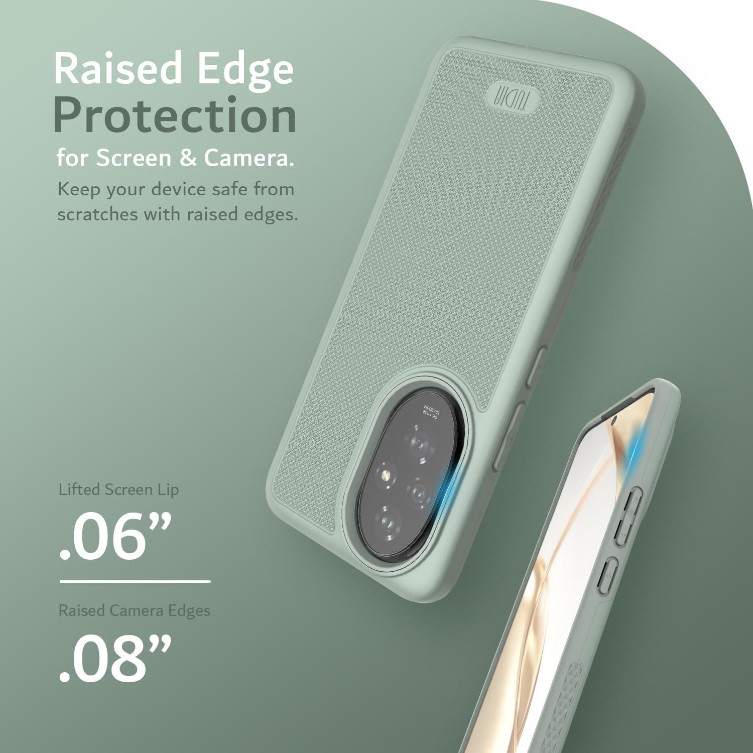 Funda TUDIA DualShield Grip para Honor 200 5G - Antigolpes Verde