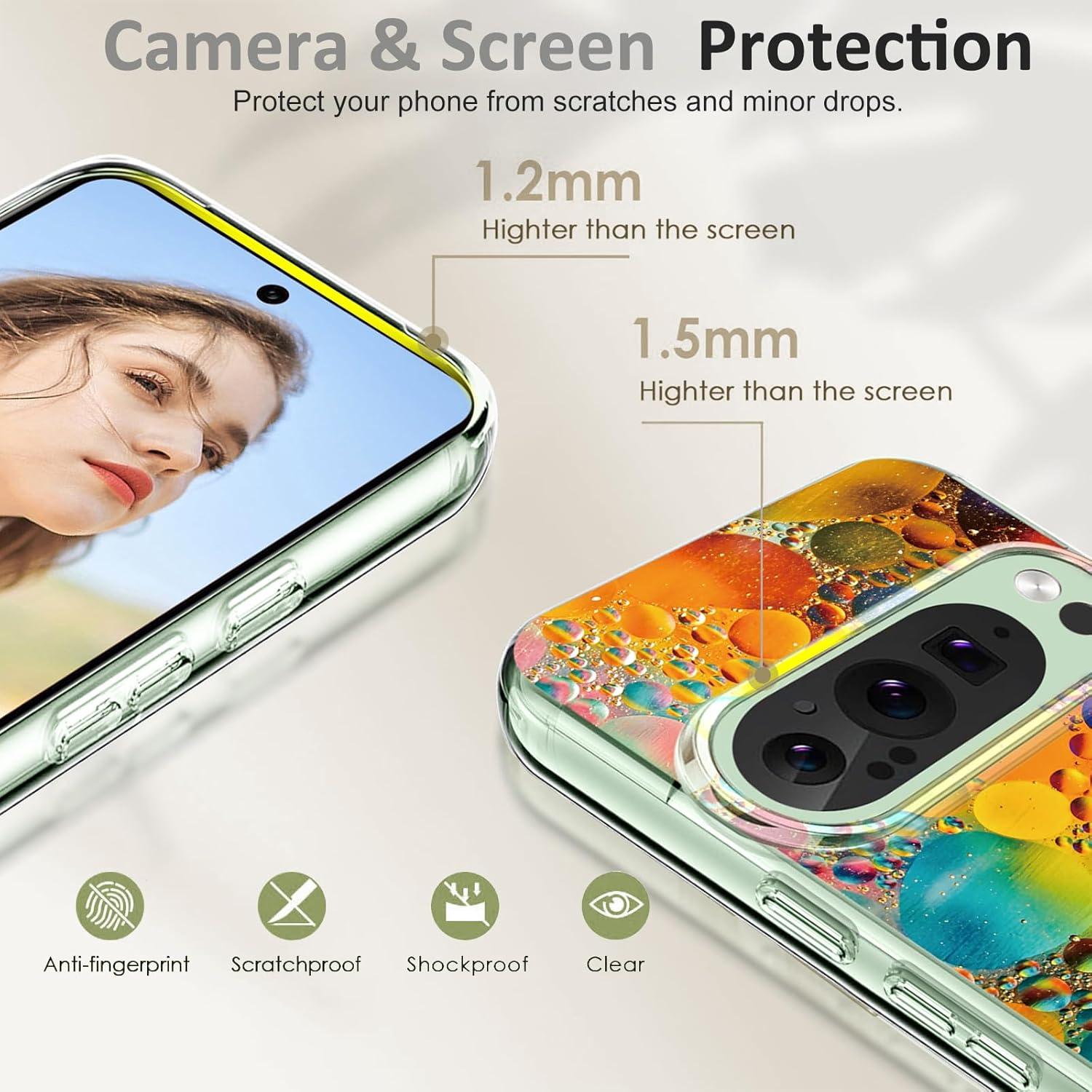 Funda TPU Transparente Mandala para Google Pixel 9 Pro XL