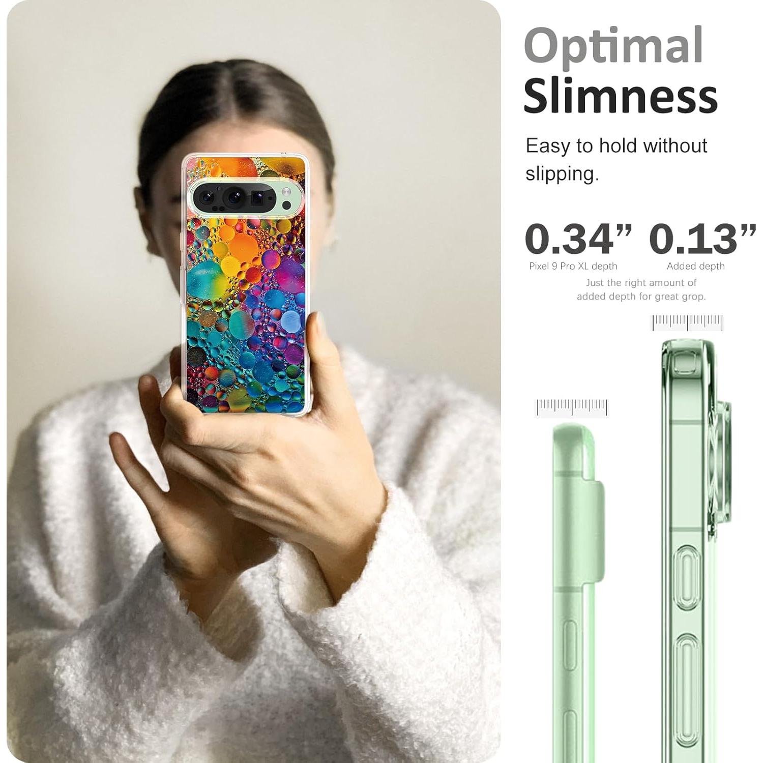 Funda TPU Transparente Mandala para Google Pixel 9 Pro XL