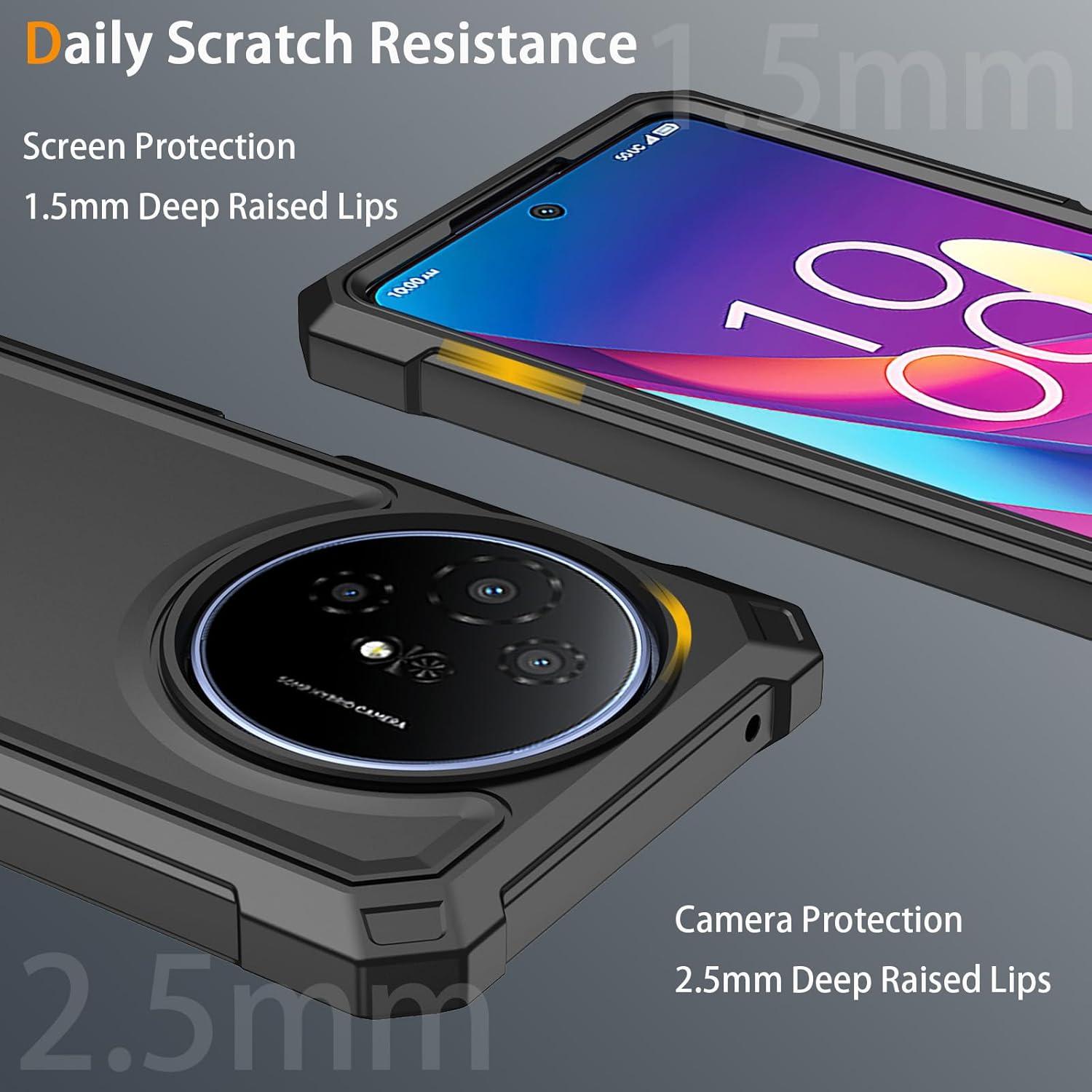 Funda protectora TCL 60 XE NXTPAPER 5G con vidrio templado