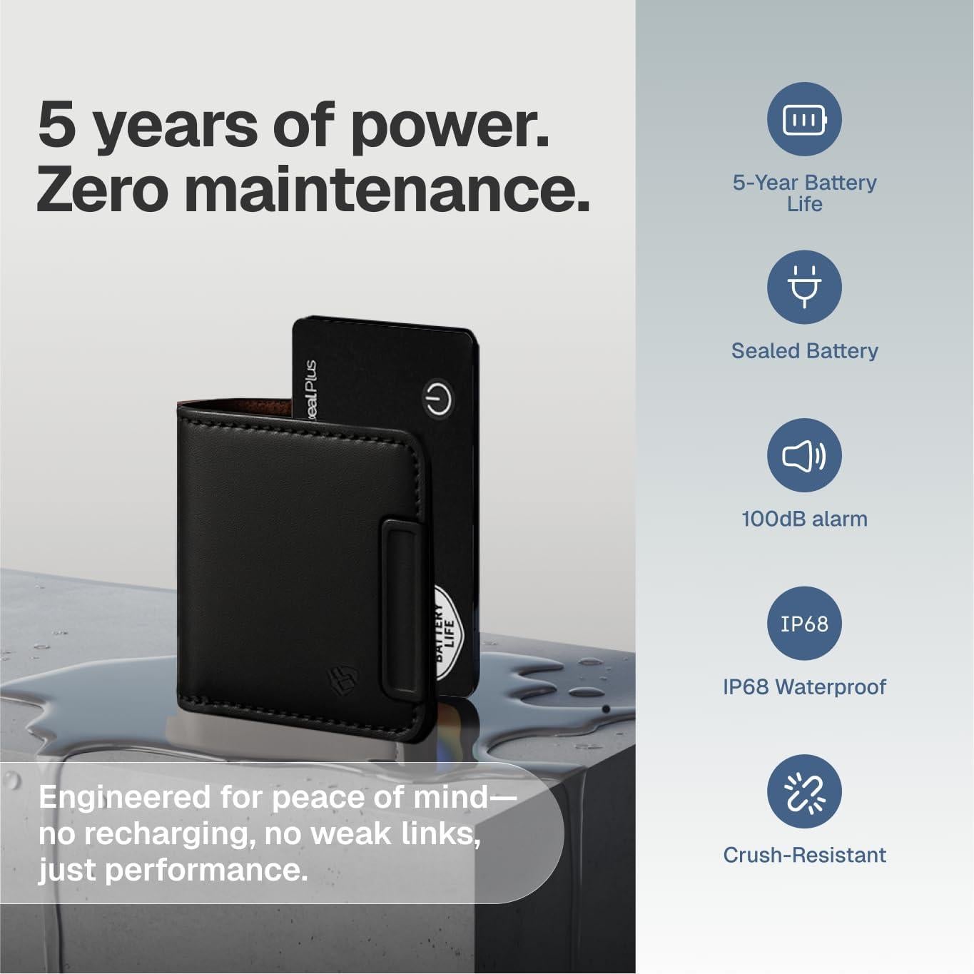 Buscador de Cartera Conceal Plus Slim Tracker - 5 Años Batería