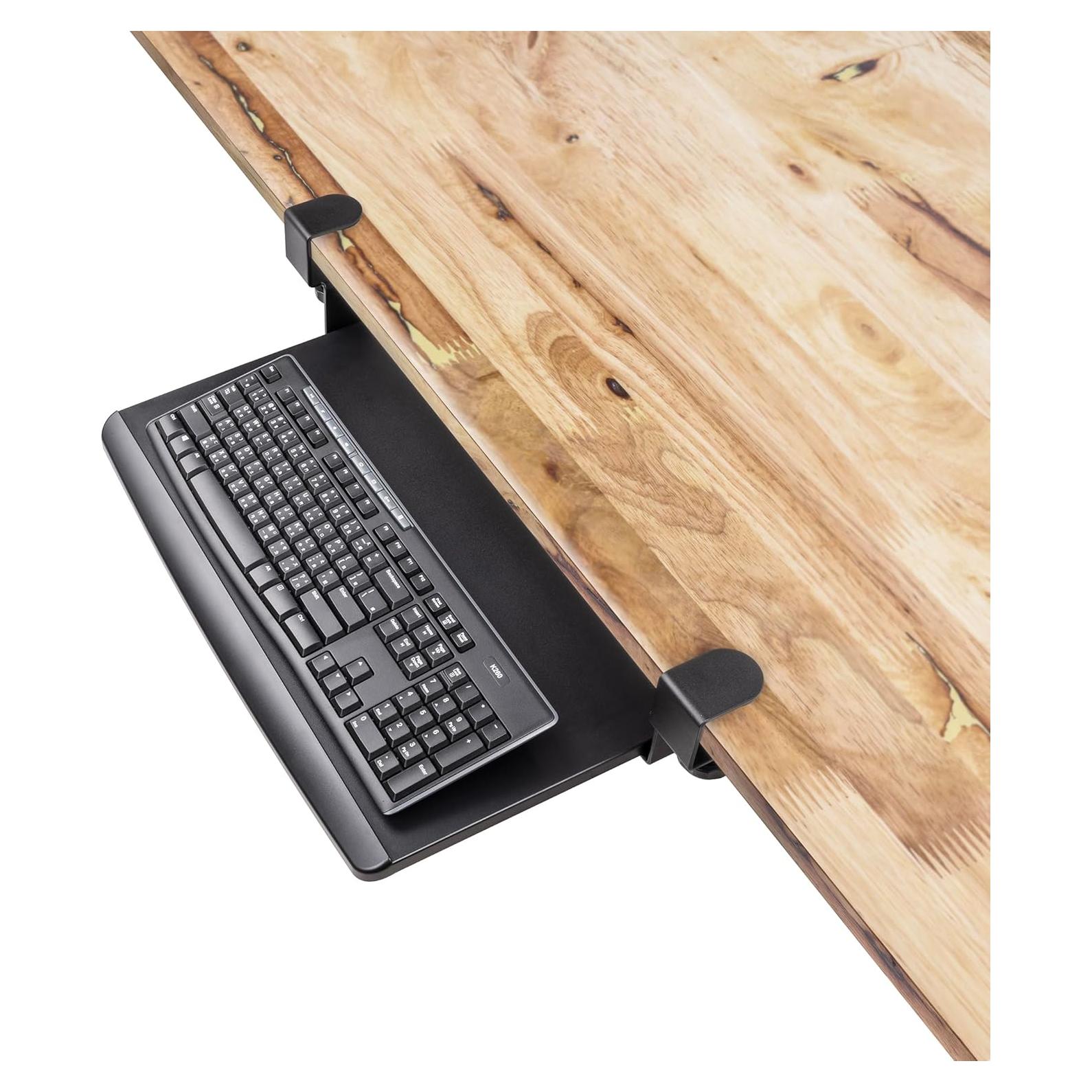 Bandeja de Teclado Ajustable EHO 20" Ergonómica para Escritorio
