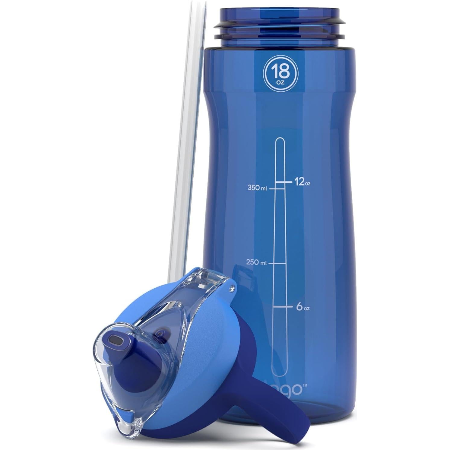 Botella de Agua Pogo 532ml Plástico BPA Libre Azul