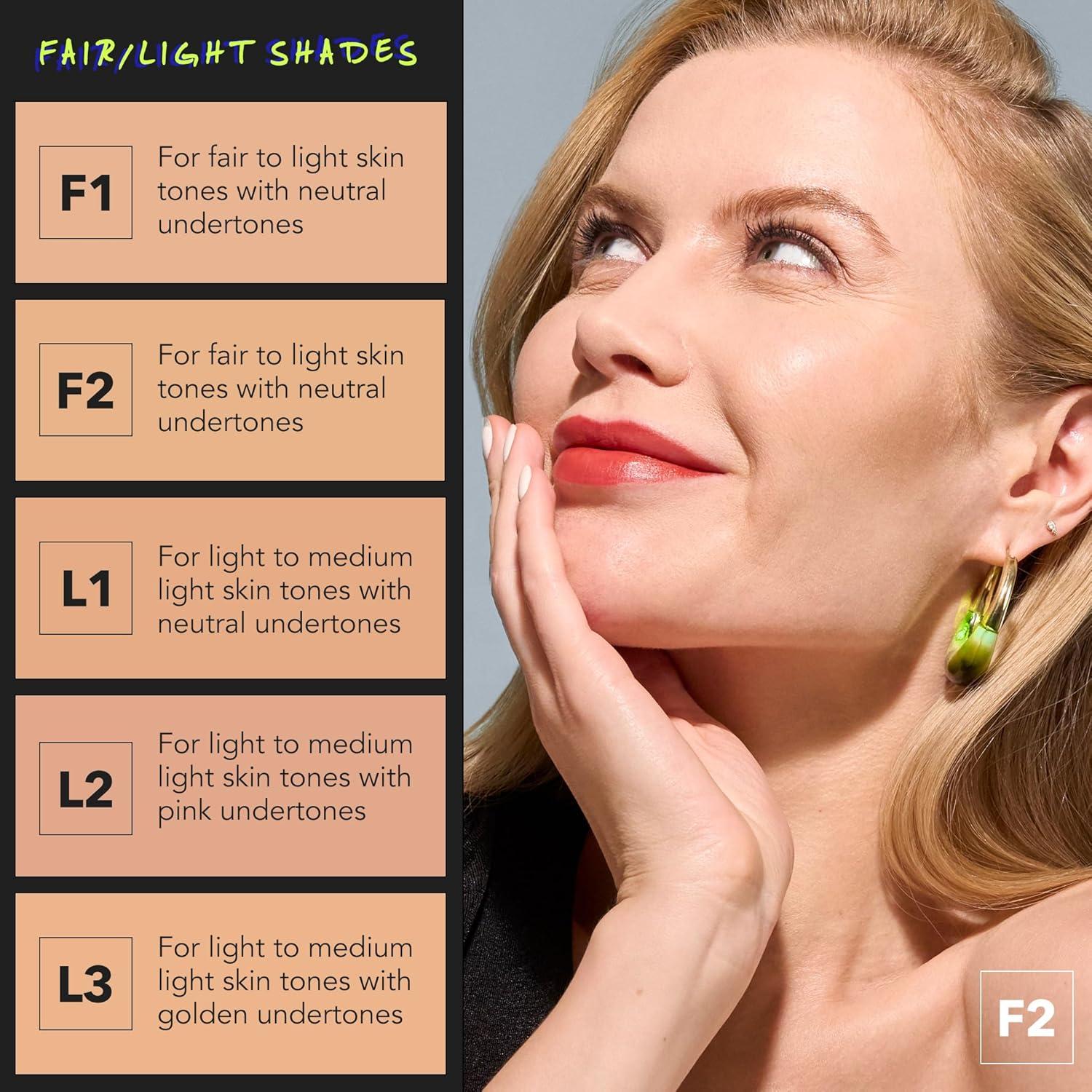 Base de Maquillaje Cover FX Sombra F1 30 ml - Cobertura Completa