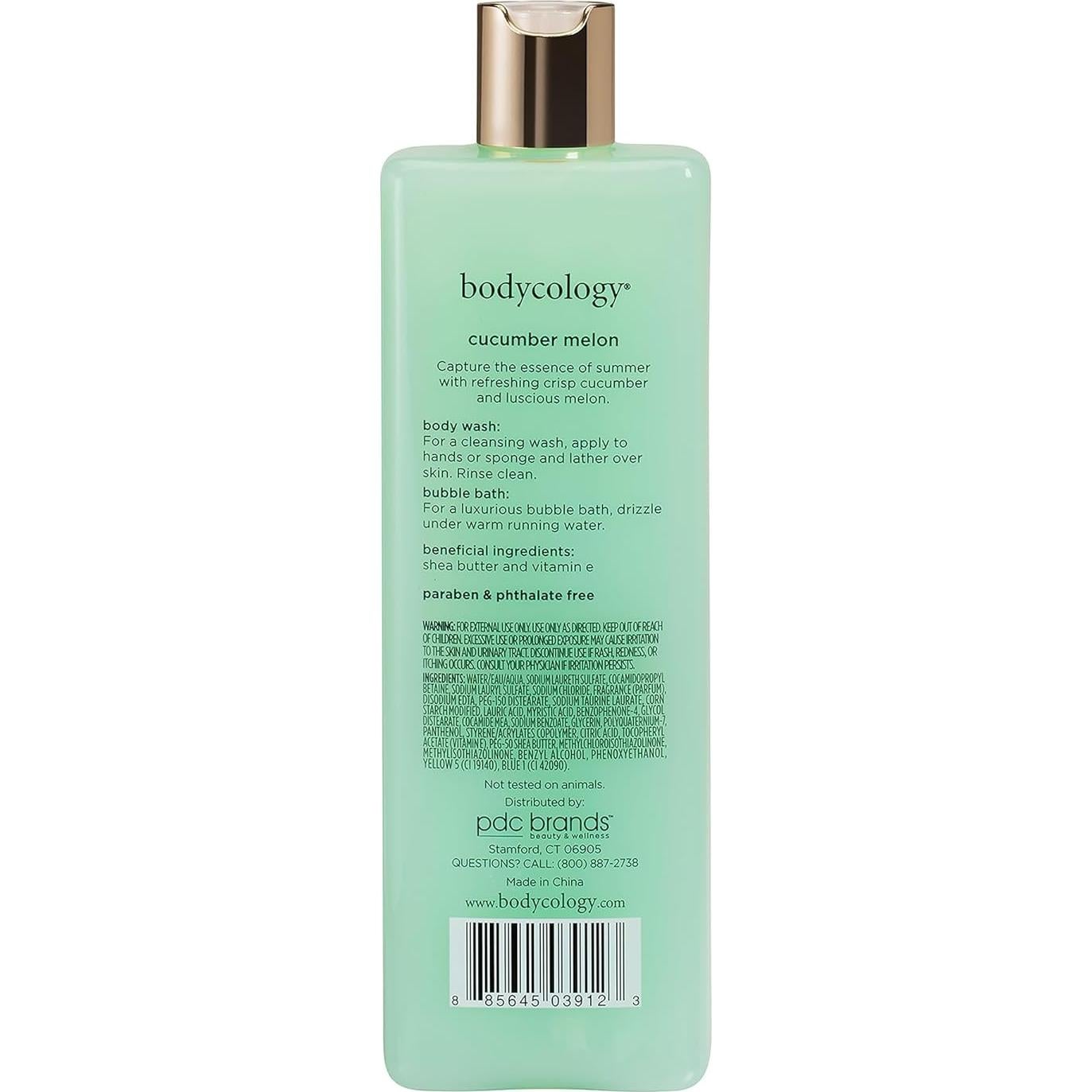 Jabón Corporal Bodycology Pepino y Melón 454 g