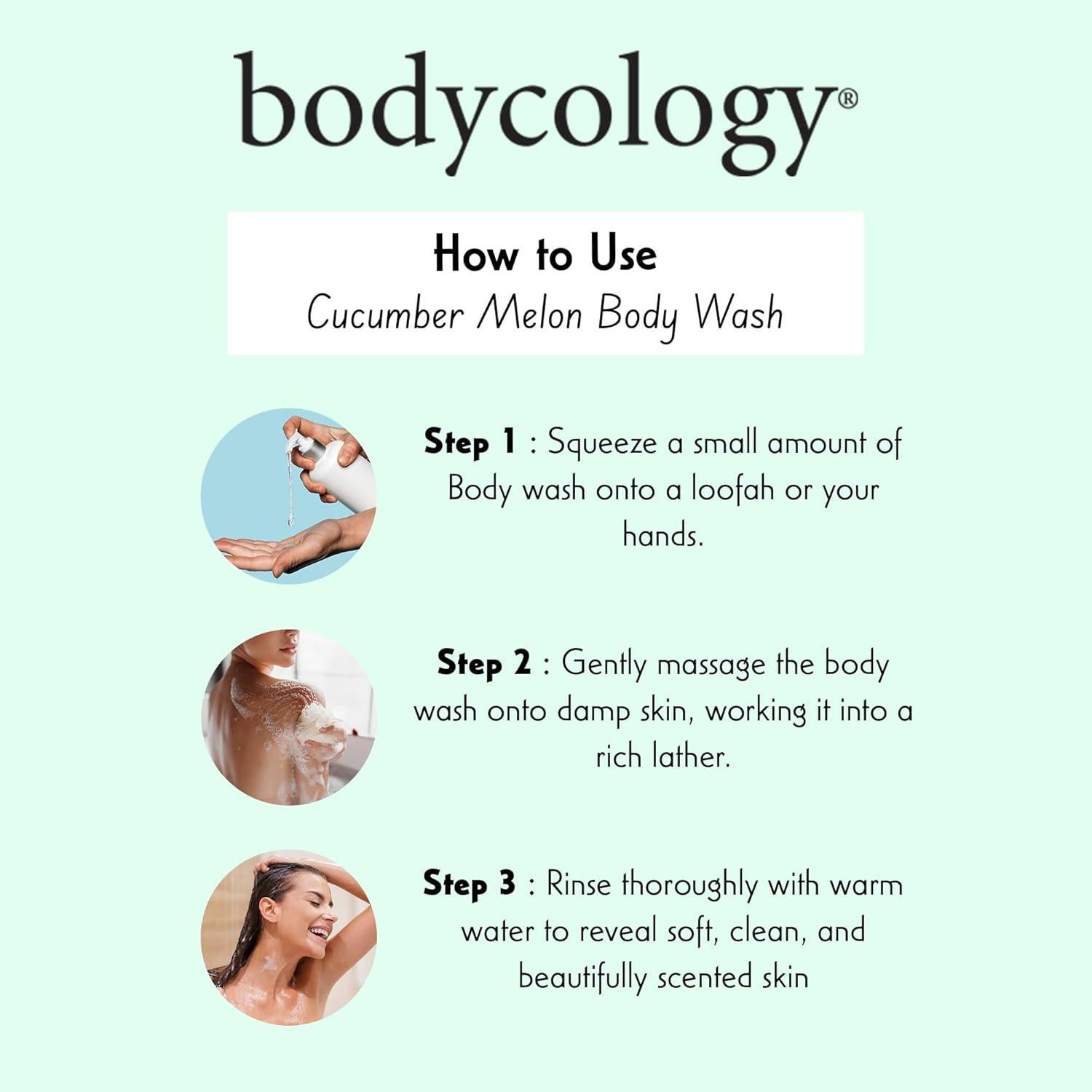 Jabón Corporal Bodycology Pepino y Melón 454 g