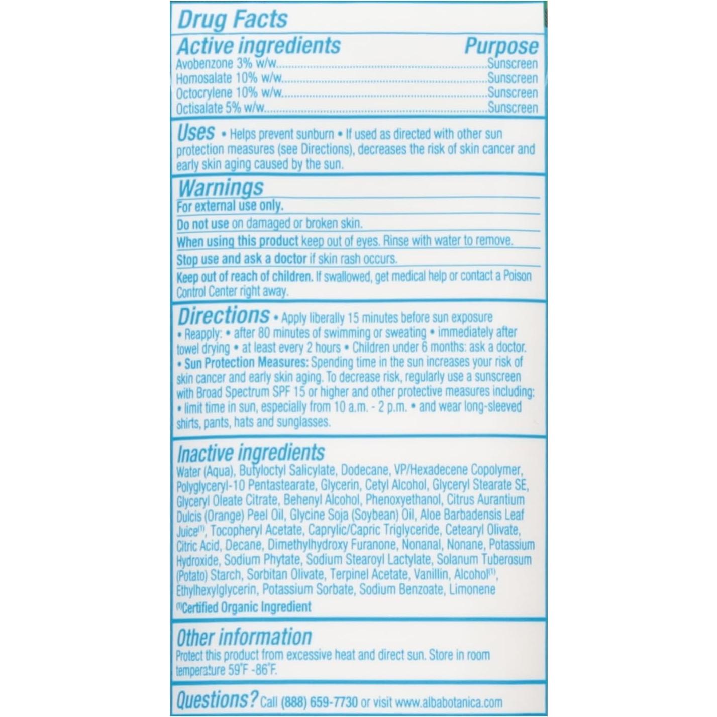 Protector Solar Alba Botanica Deporte SPF 50 85 g