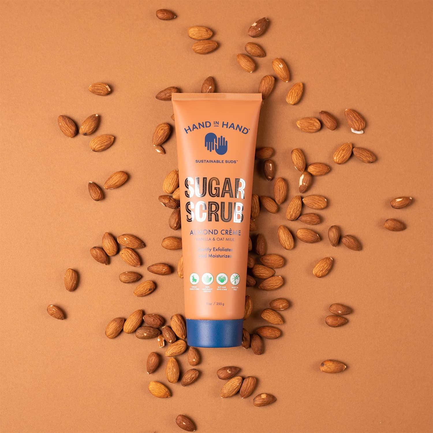 Exfoliante de Azúcar Hand in Hand 255g Vainilla y Leche de Avena