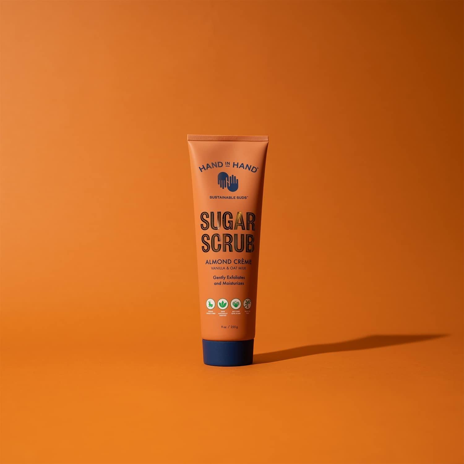 Exfoliante de Azúcar Hand in Hand 255g Vainilla y Leche de Avena