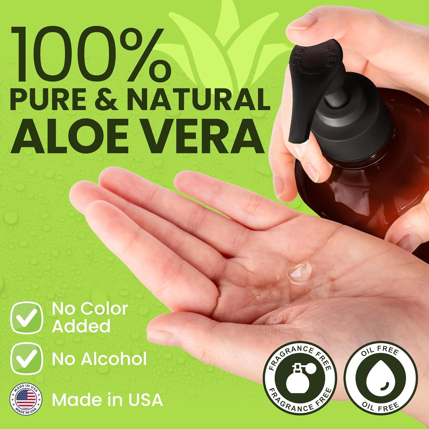 Gel Calmante de Aloe Vera Honeyskin 236.6 ml - Alivio Solar