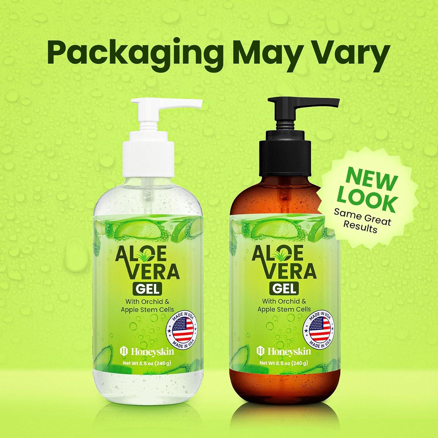 Gel Calmante de Aloe Vera Honeyskin 236.6 ml - Alivio Solar