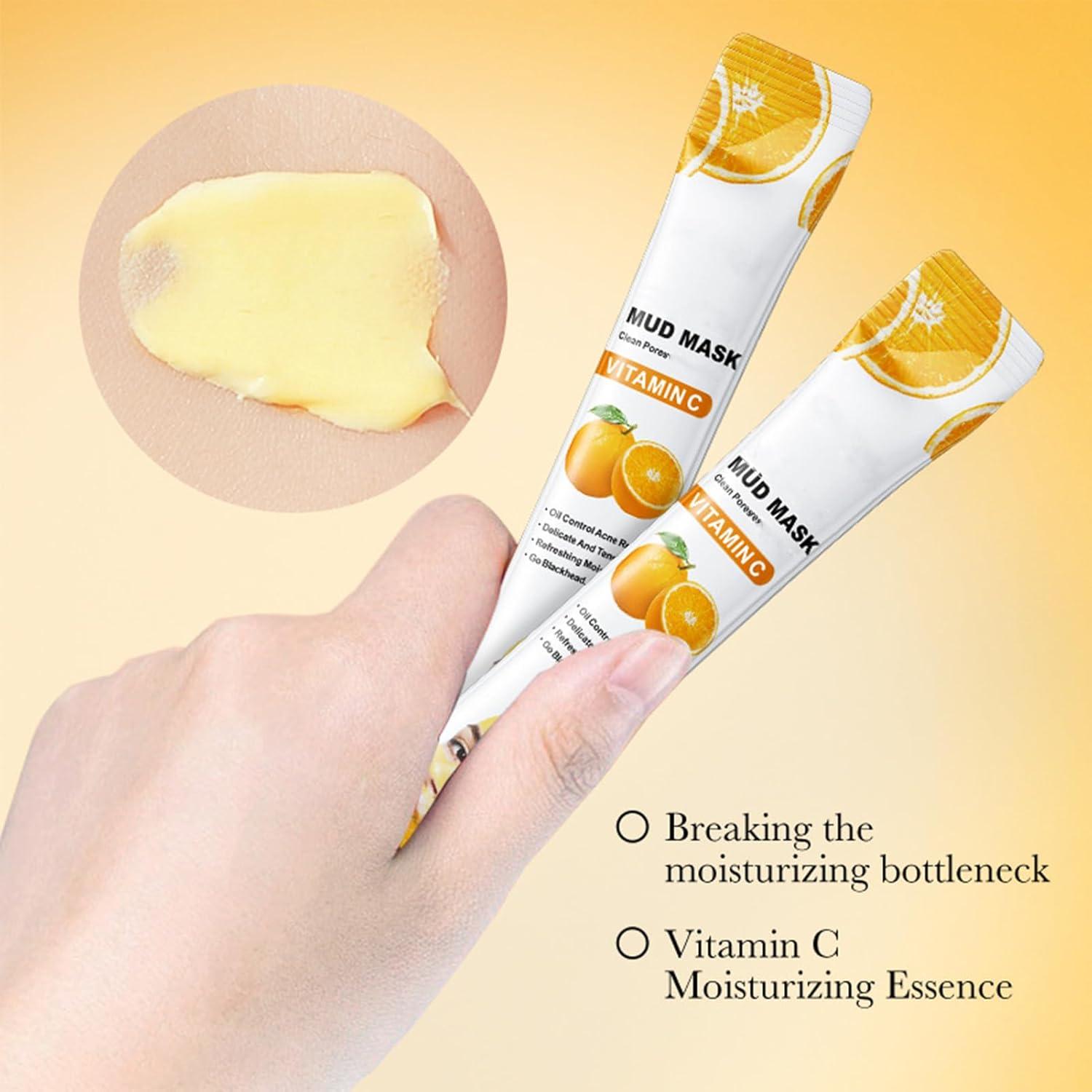 Set de 30 Mascarillas de Barro Etuanxi Hidratantes Vitamina C