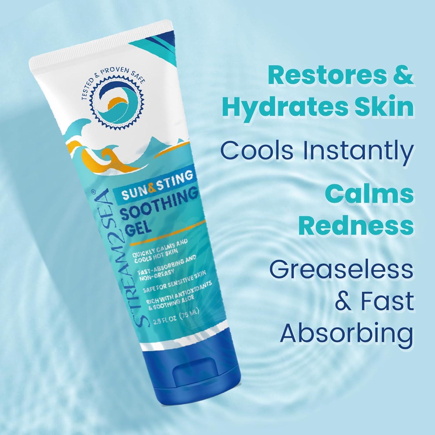 Gel Calmante de Aloe Vera Stream2Sea 74 ml - Alivio Solar