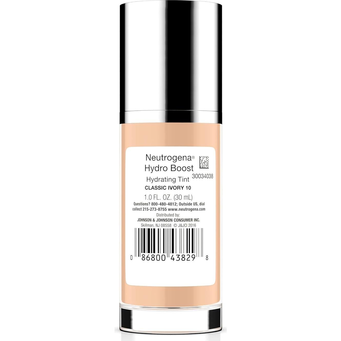 Neutrogena Hydro Boost Tinte Hidratante 29.57 ml 010 Marfil