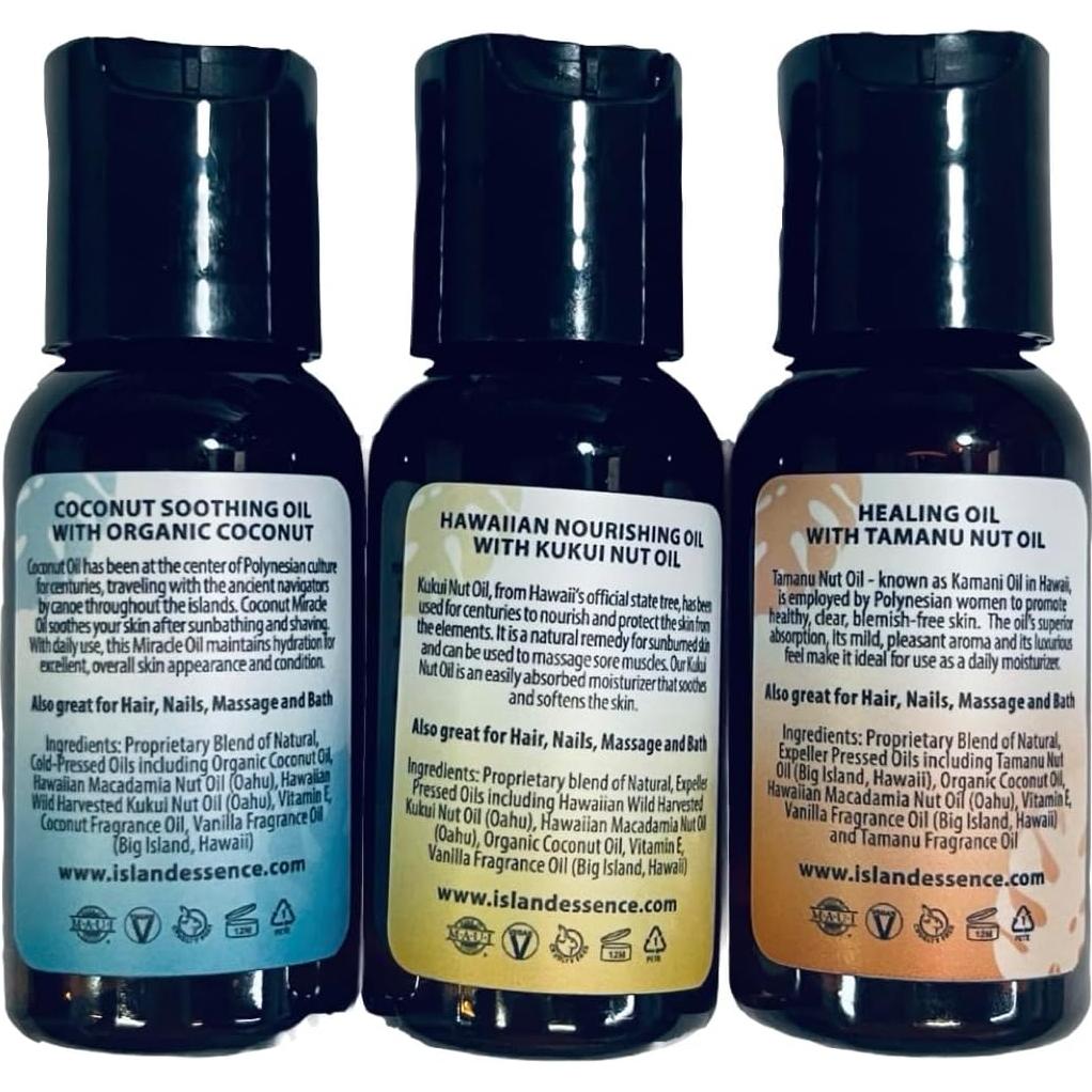 Aceite Milagroso de Maui - Coco, Tamanu y Kukui - 3x28.35g